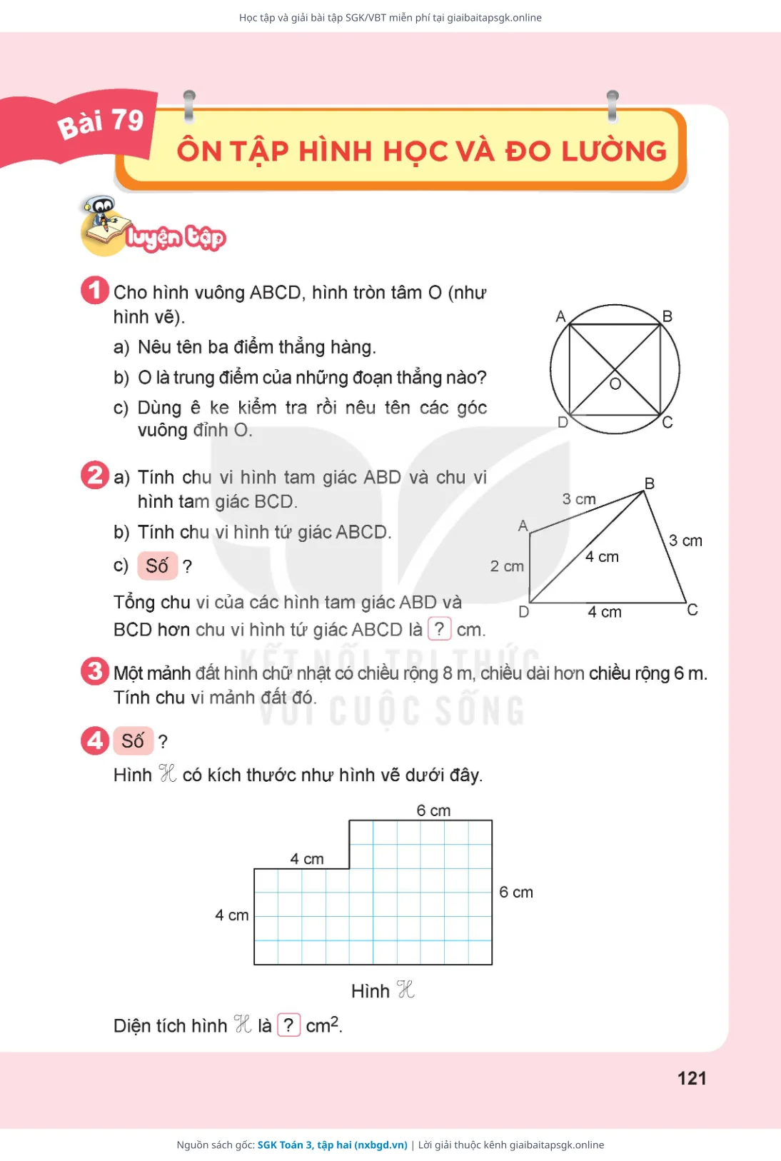 Trang 122 sách giáo khoa SGK Toán 3, tập hai thu nhỏ