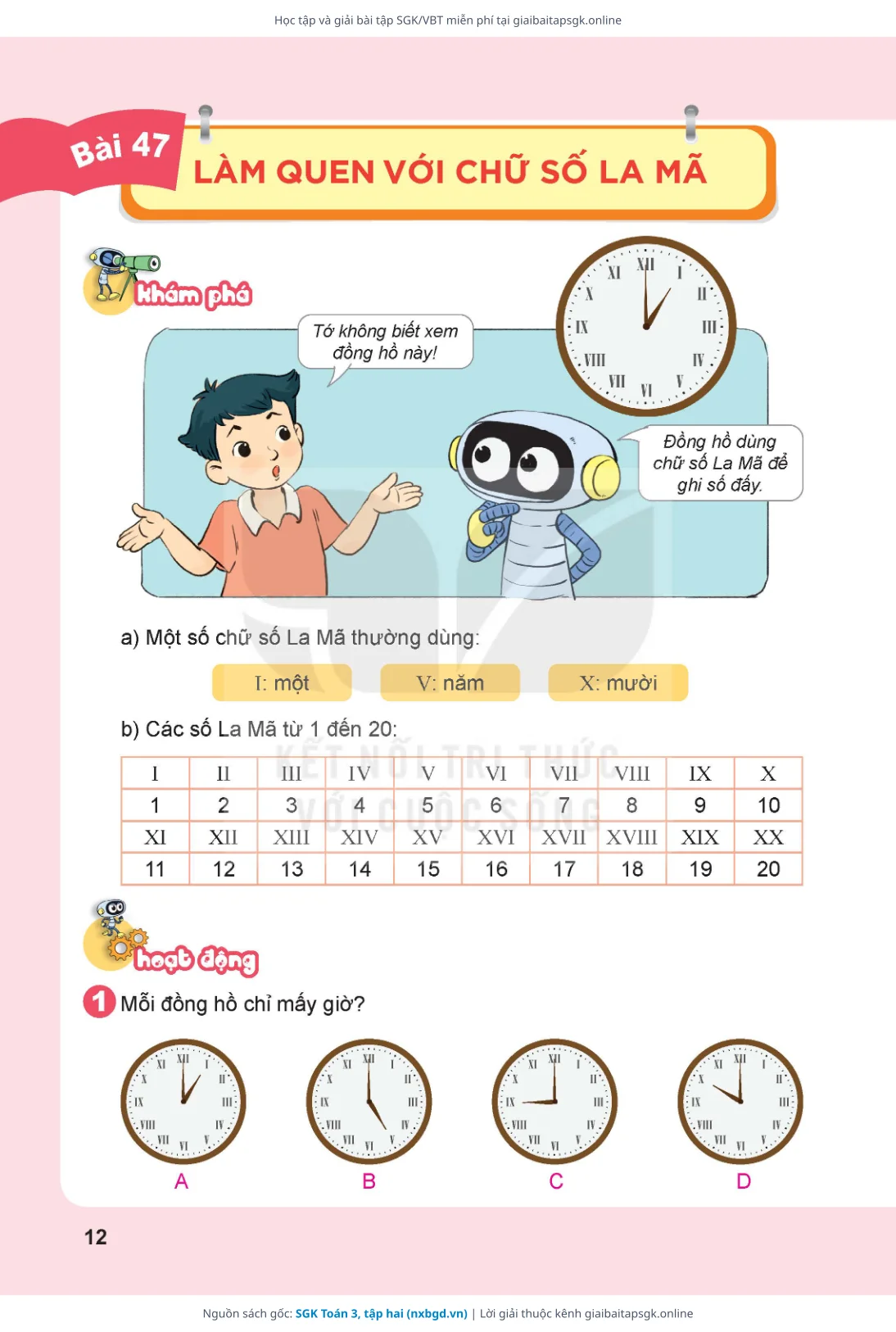 Trang 13 sách giáo khoa SGK Toán 3, tập hai thu nhỏ