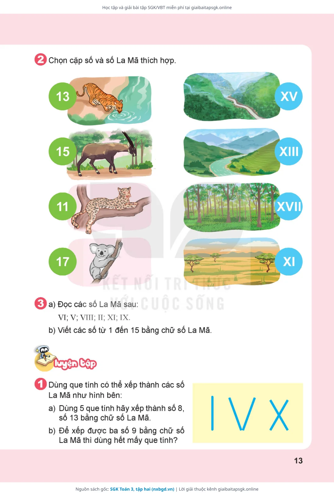 Trang 14 sách giáo khoa SGK Toán 3, tập hai thu nhỏ