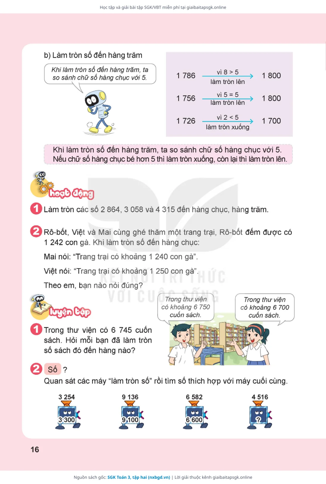 Trang 17 sách giáo khoa SGK Toán 3, tập hai thu nhỏ