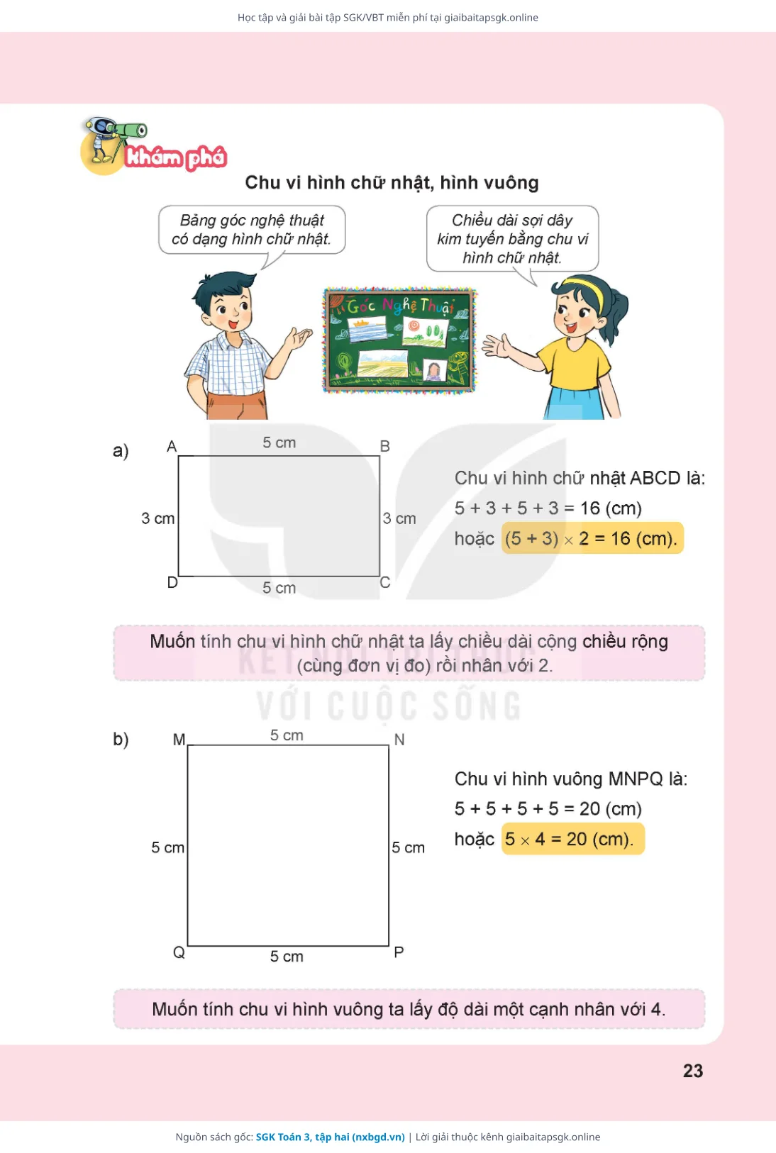 Trang 24 sách giáo khoa SGK Toán 3, tập hai thu nhỏ