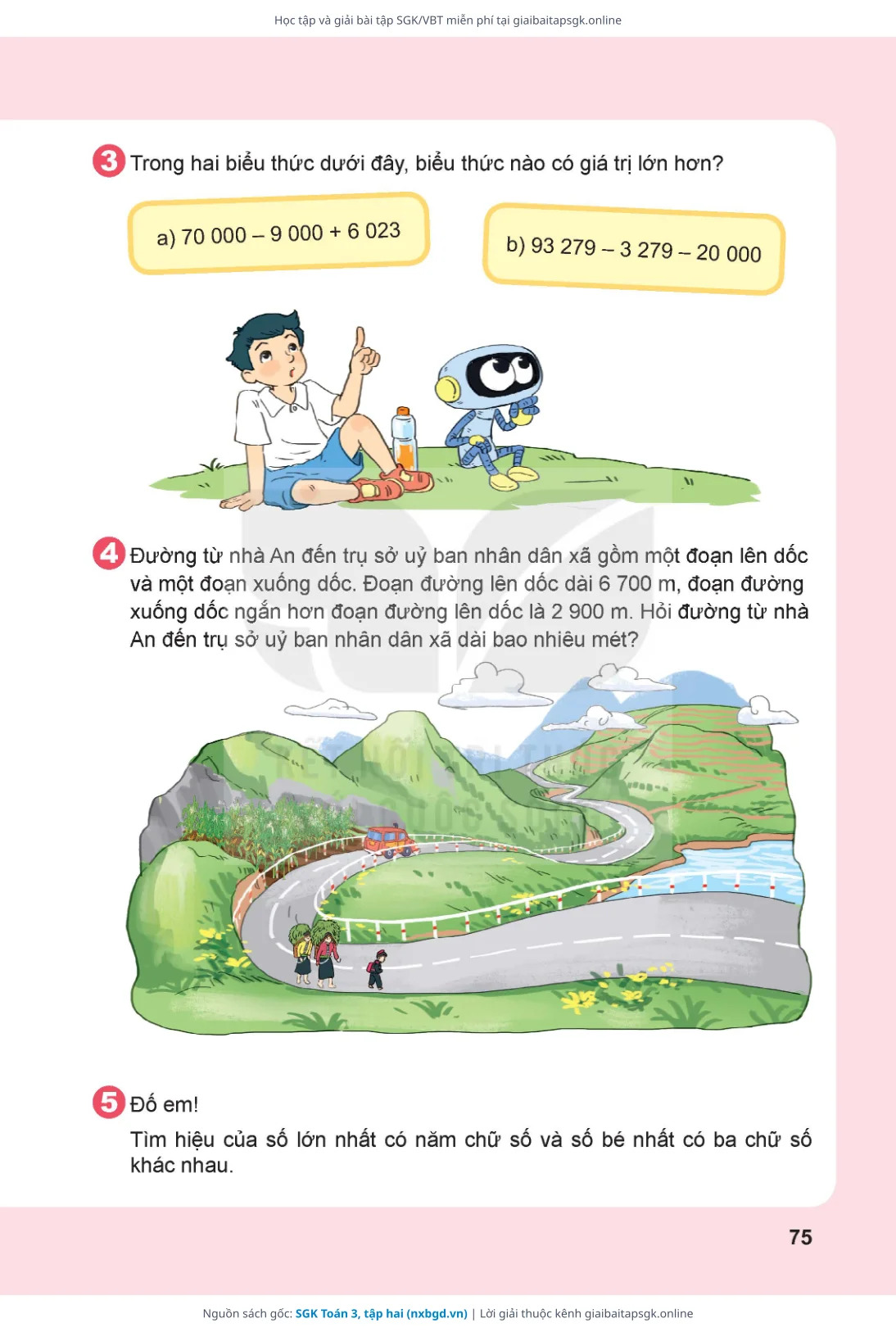 Trang 76 sách giáo khoa SGK Toán 3, tập hai thu nhỏ
