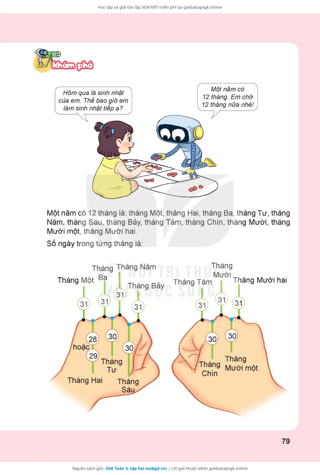 Trang 80 sách giáo khoa SGK Toán 3, tập hai thu nhỏ