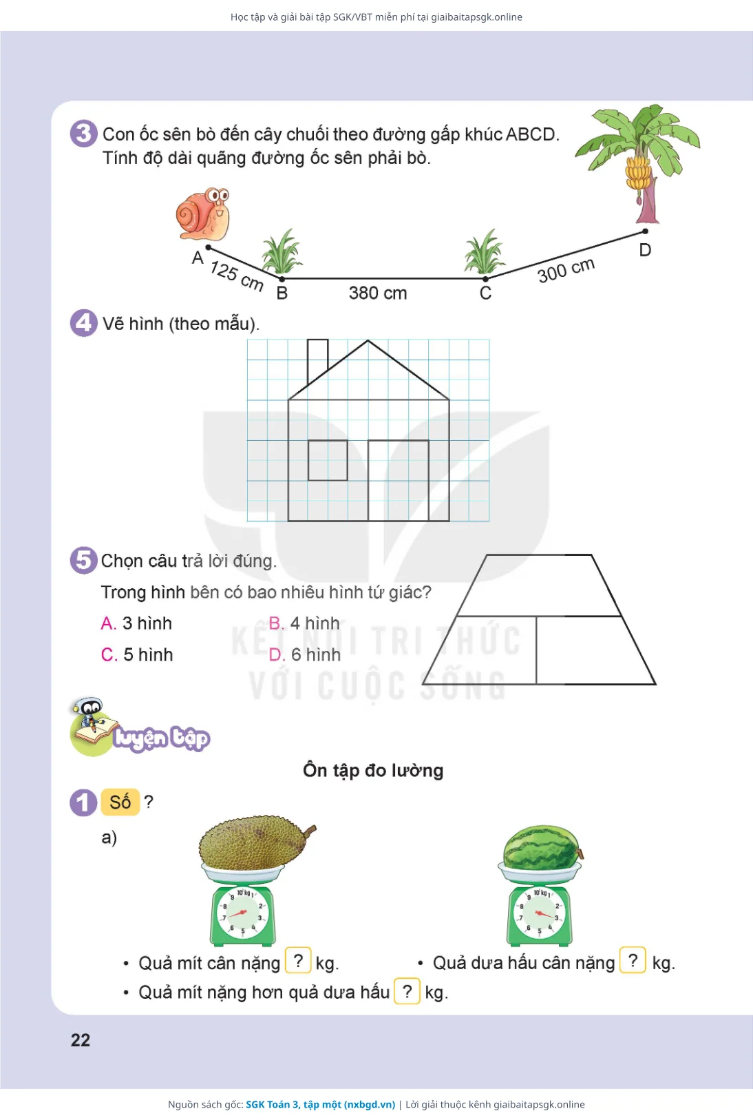 Trang 23 sách giáo khoa SGK Toán 3, tập một thu nhỏ