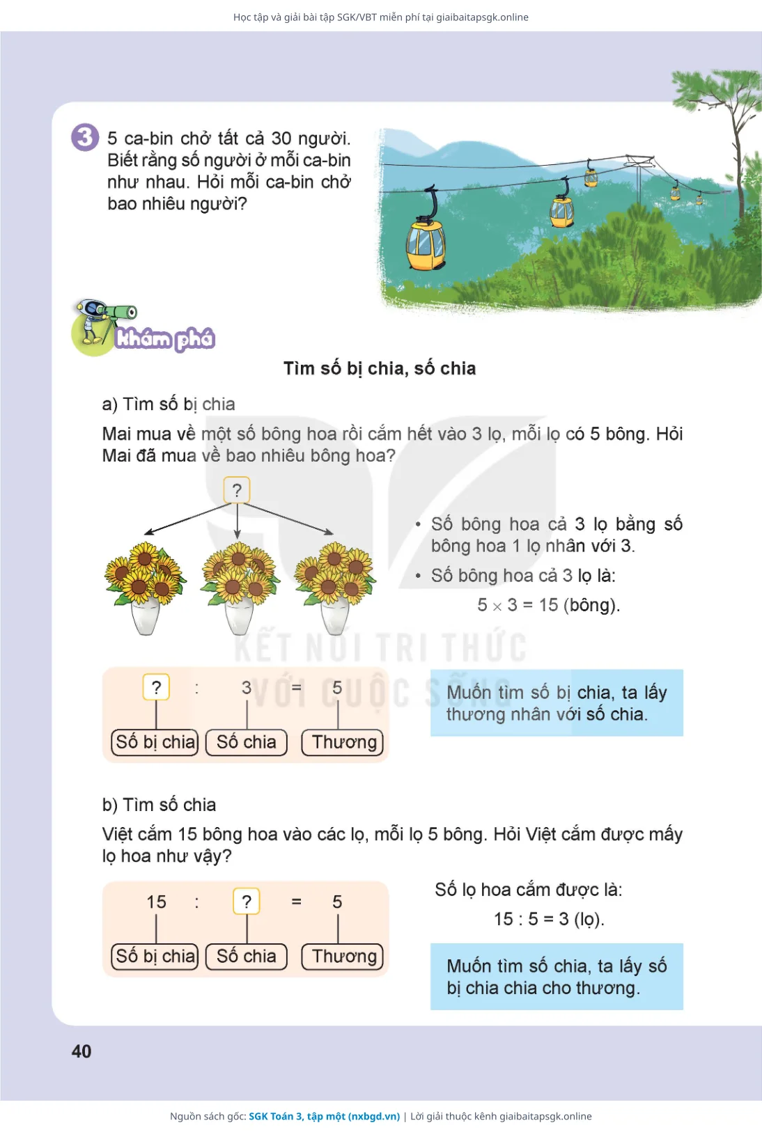 Trang 41 sách giáo khoa SGK Toán 3, tập một thu nhỏ