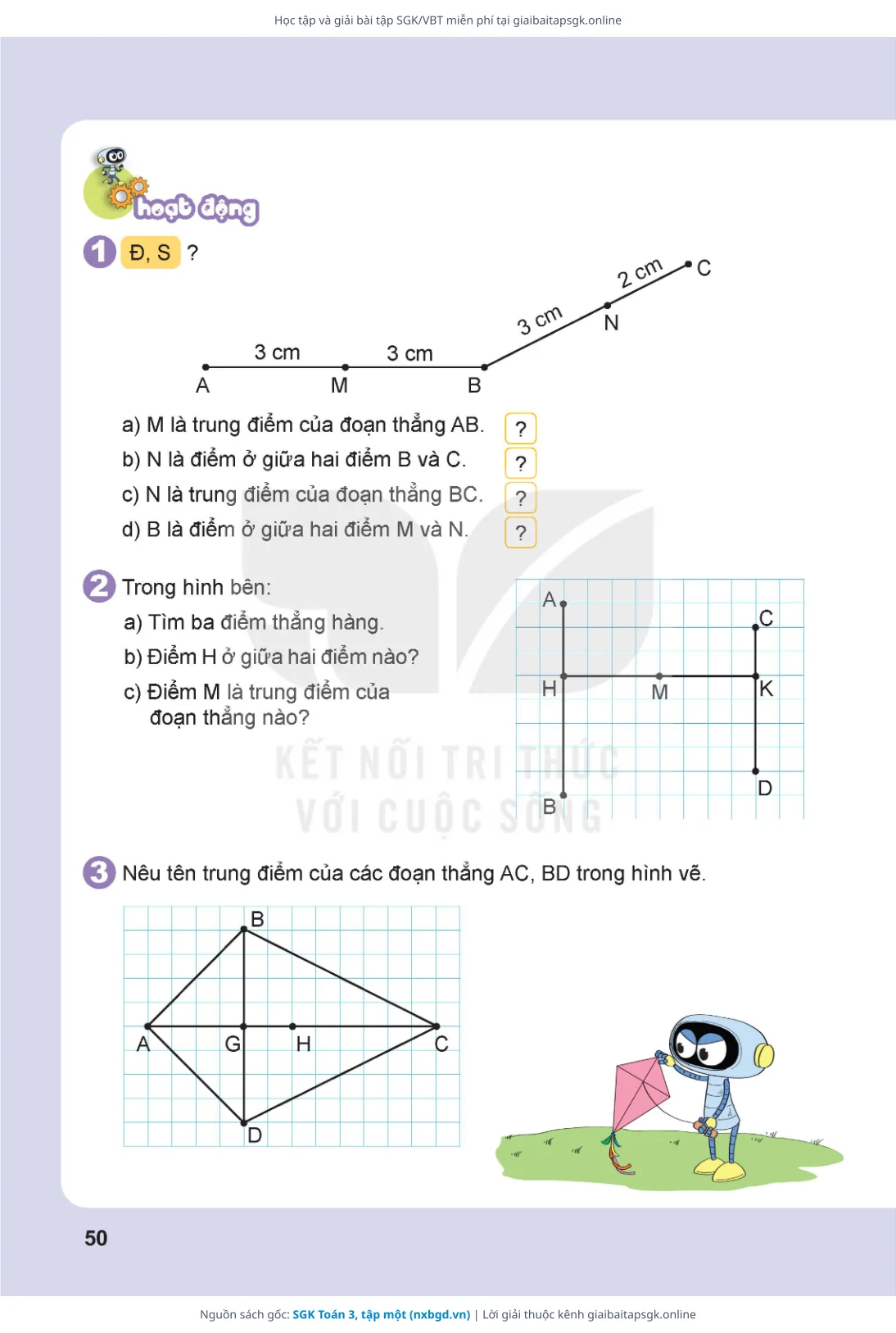 Trang 51 sách giáo khoa SGK Toán 3, tập một thu nhỏ