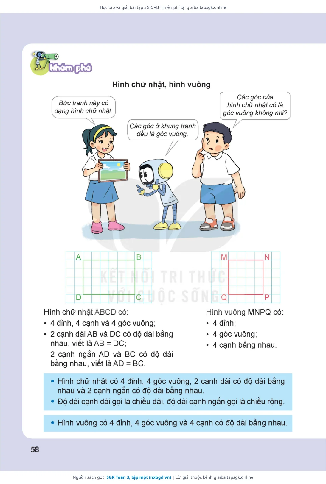 Trang 59 sách giáo khoa SGK Toán 3, tập một thu nhỏ