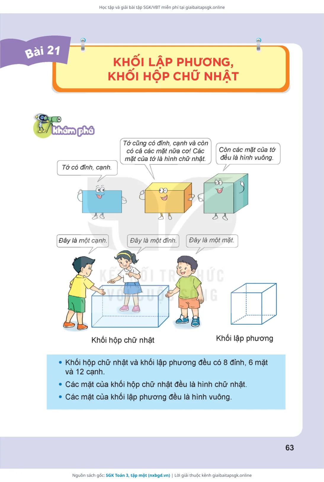 Trang 64 sách giáo khoa SGK Toán 3, tập một thu nhỏ