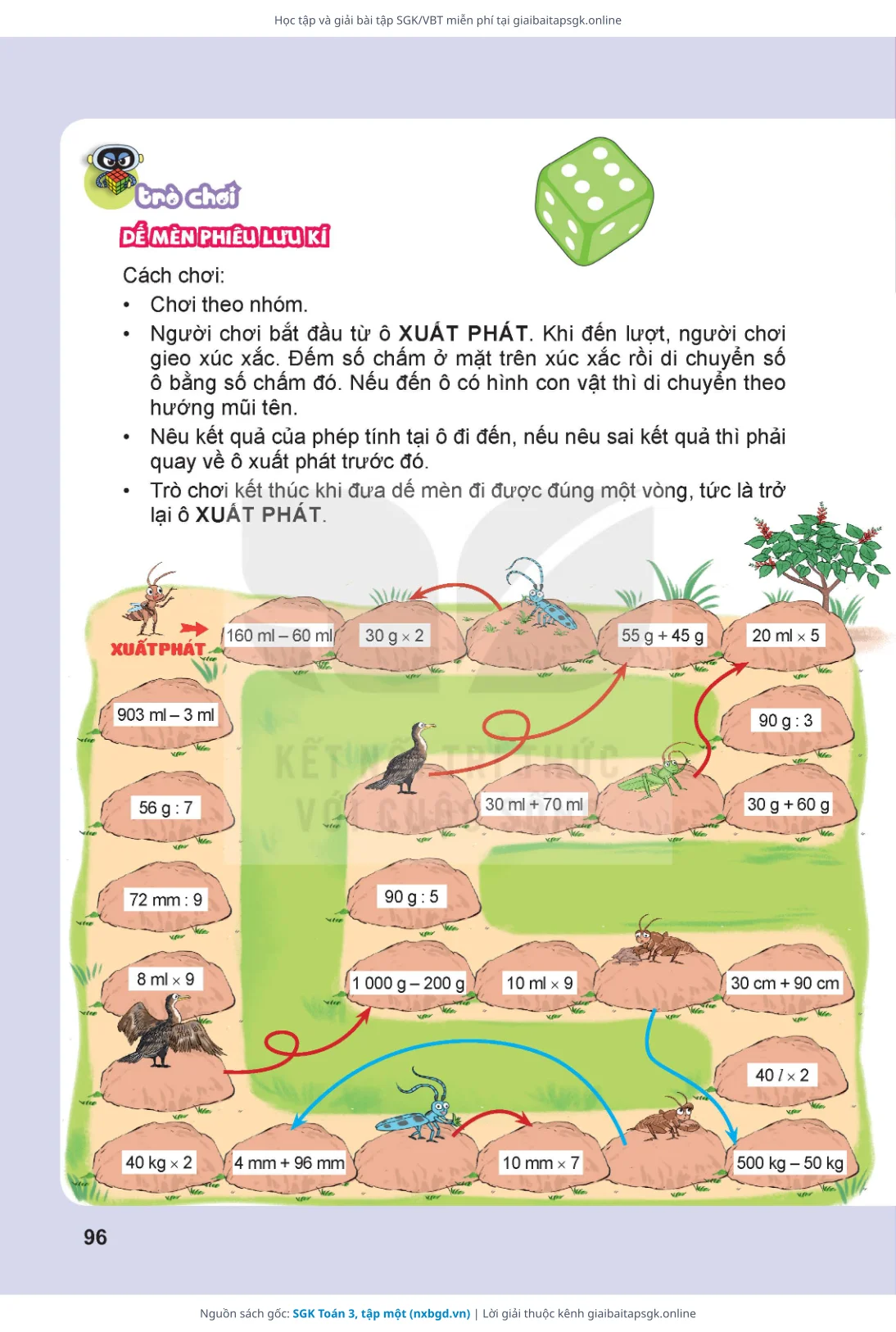 Trang 97 sách giáo khoa SGK Toán 3, tập một thu nhỏ