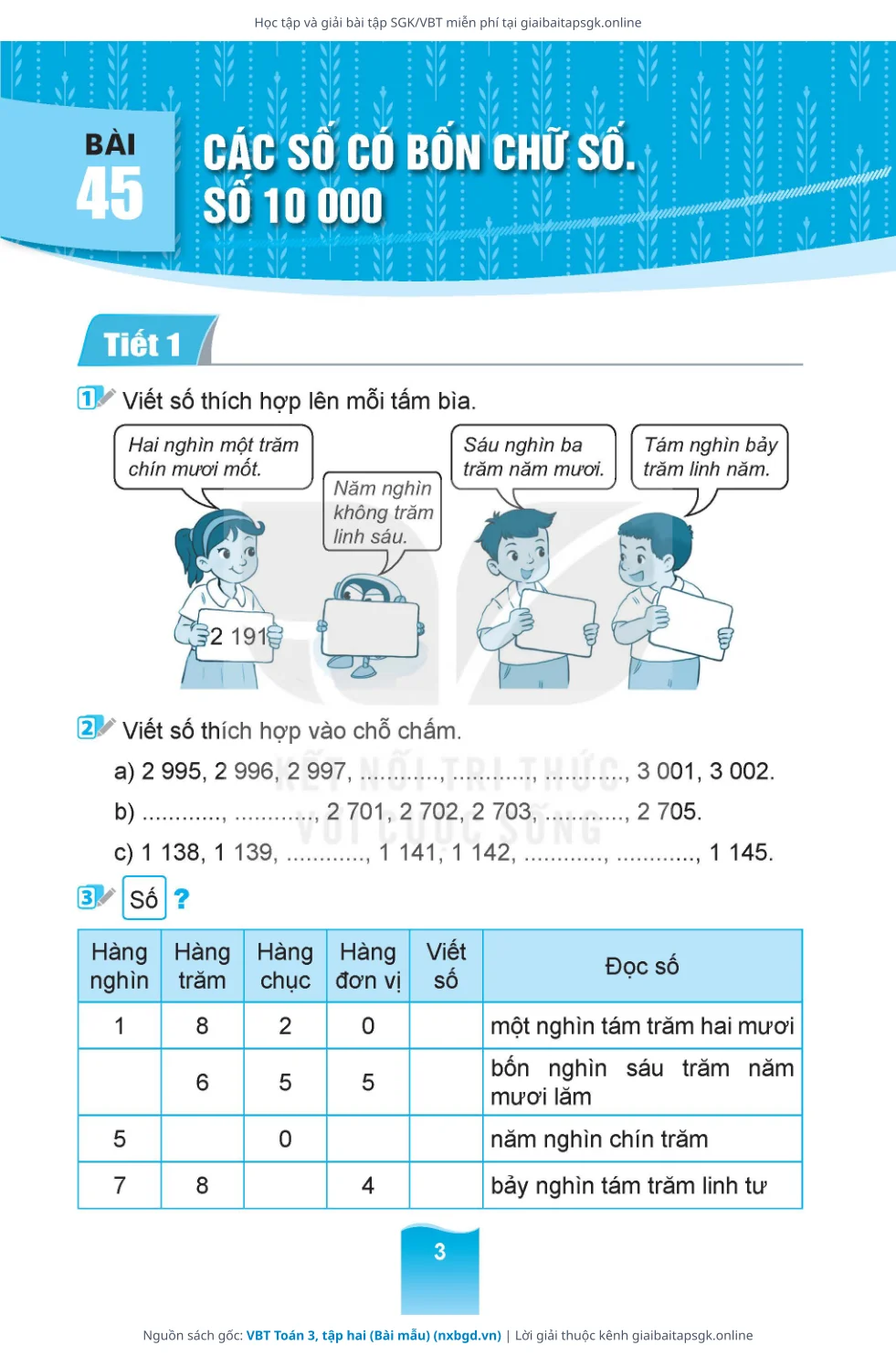 Trang 4 sách giáo khoa VBT Toán 3, tập hai (Bài mẫu) thu nhỏ