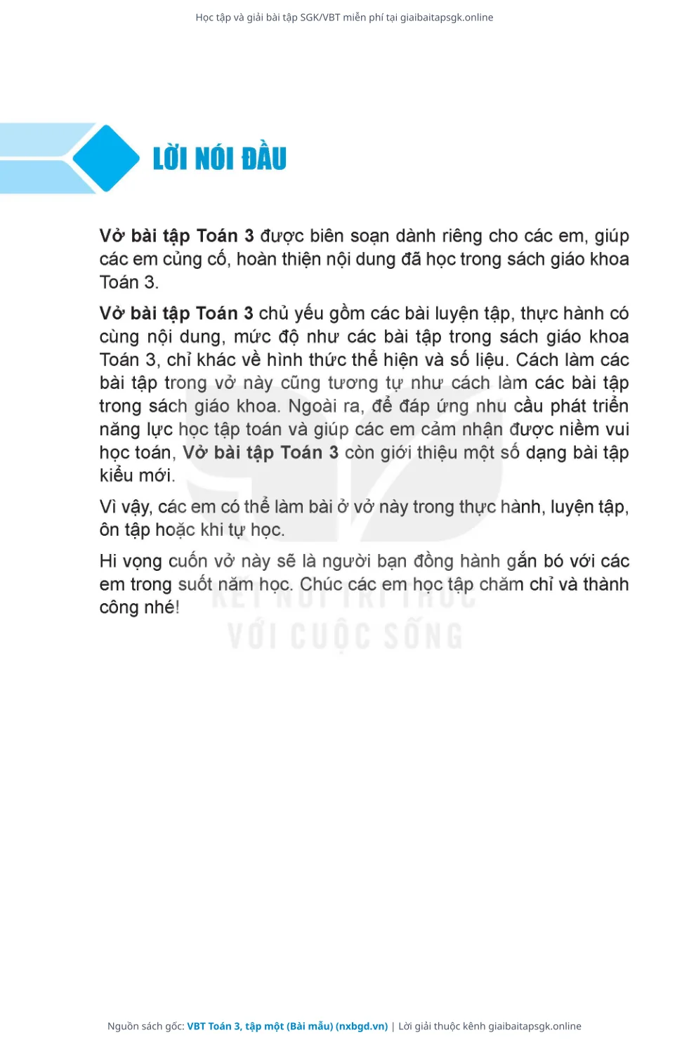 Trang 3 sách giáo khoa VBT Toán 3, tập một (Bài mẫu) thu nhỏ