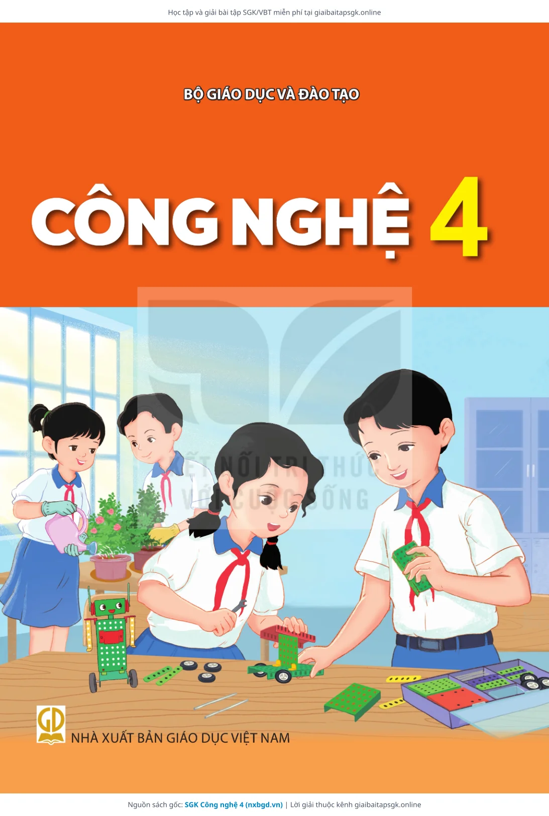 Trang 1 sách giáo khoa SGK Công nghệ 4 bản chuẩn