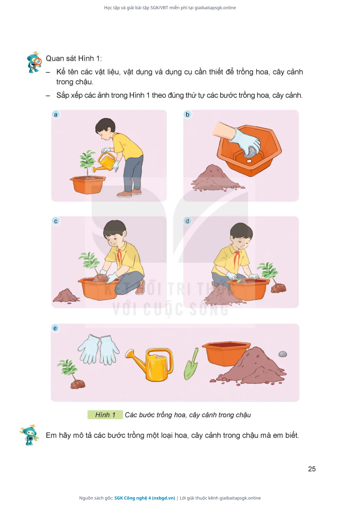 Trang 26 sách giáo khoa SGK Công nghệ 4 thu nhỏ