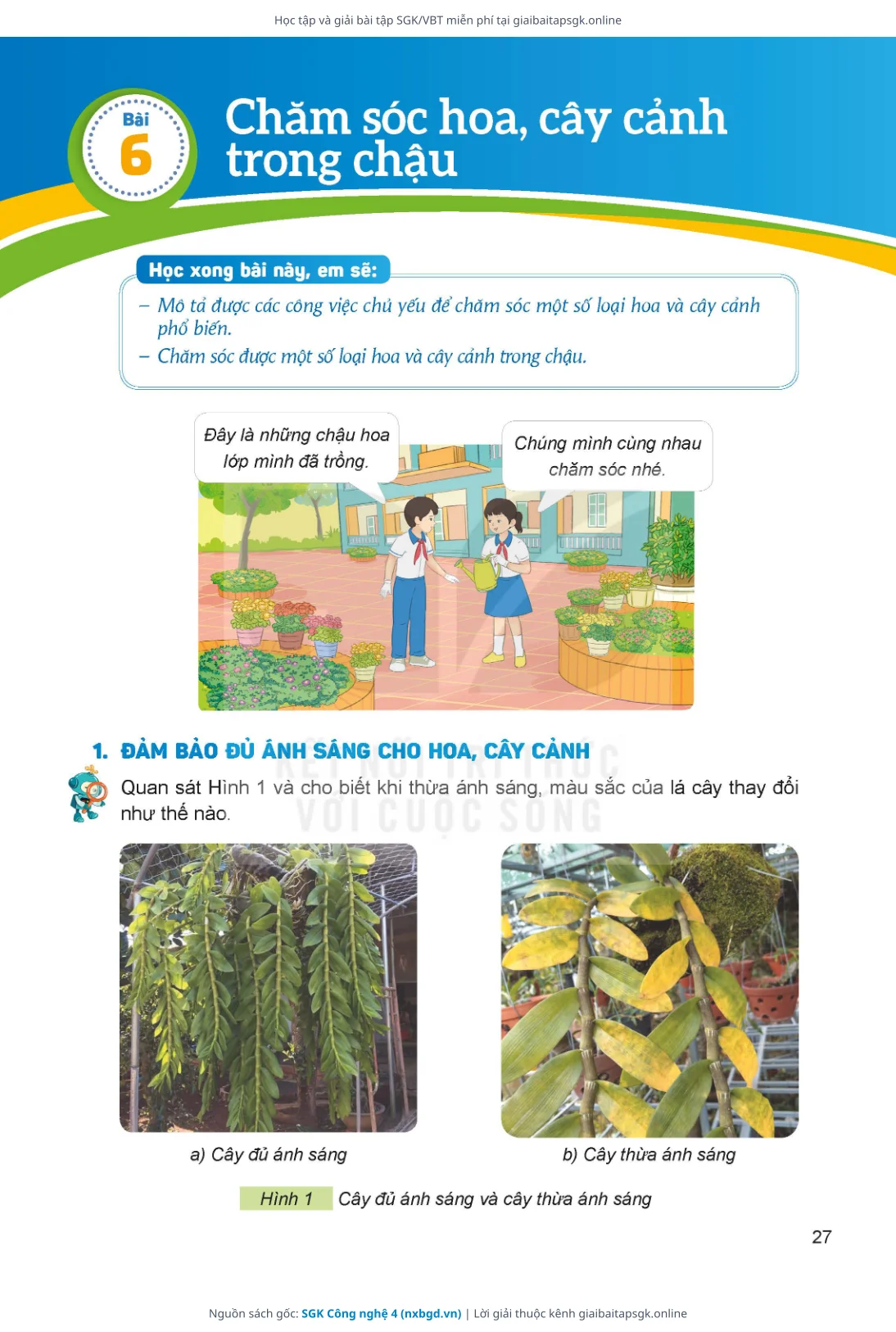 Trang 28 sách giáo khoa SGK Công nghệ 4 thu nhỏ