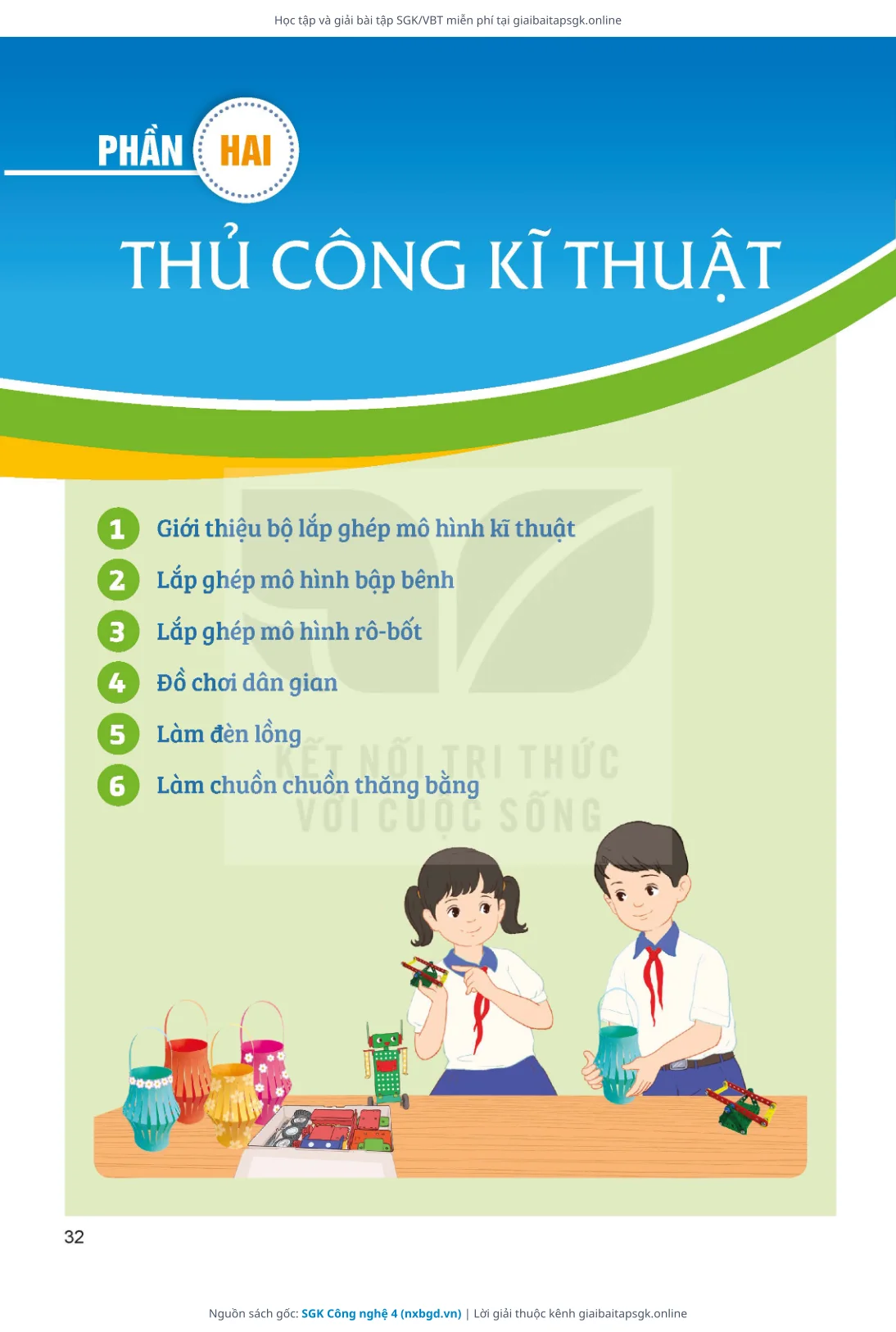 Trang 33 sách giáo khoa SGK Công nghệ 4 thu nhỏ