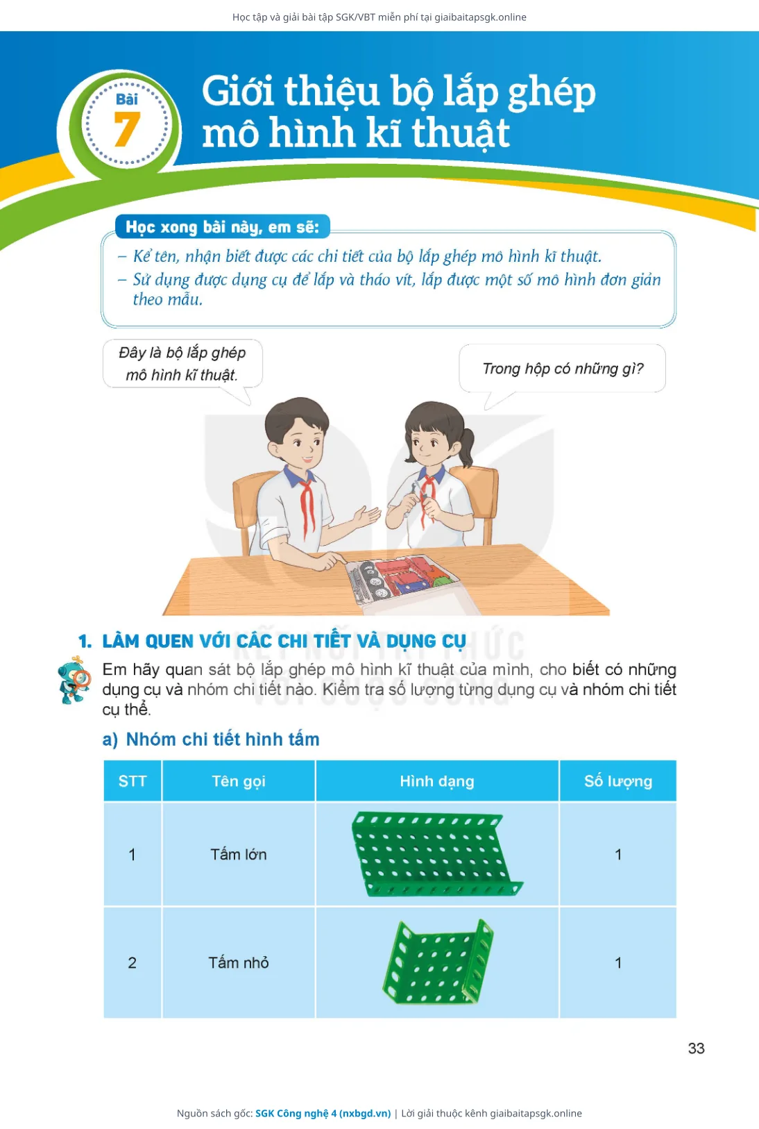 Trang 34 sách giáo khoa SGK Công nghệ 4 thu nhỏ