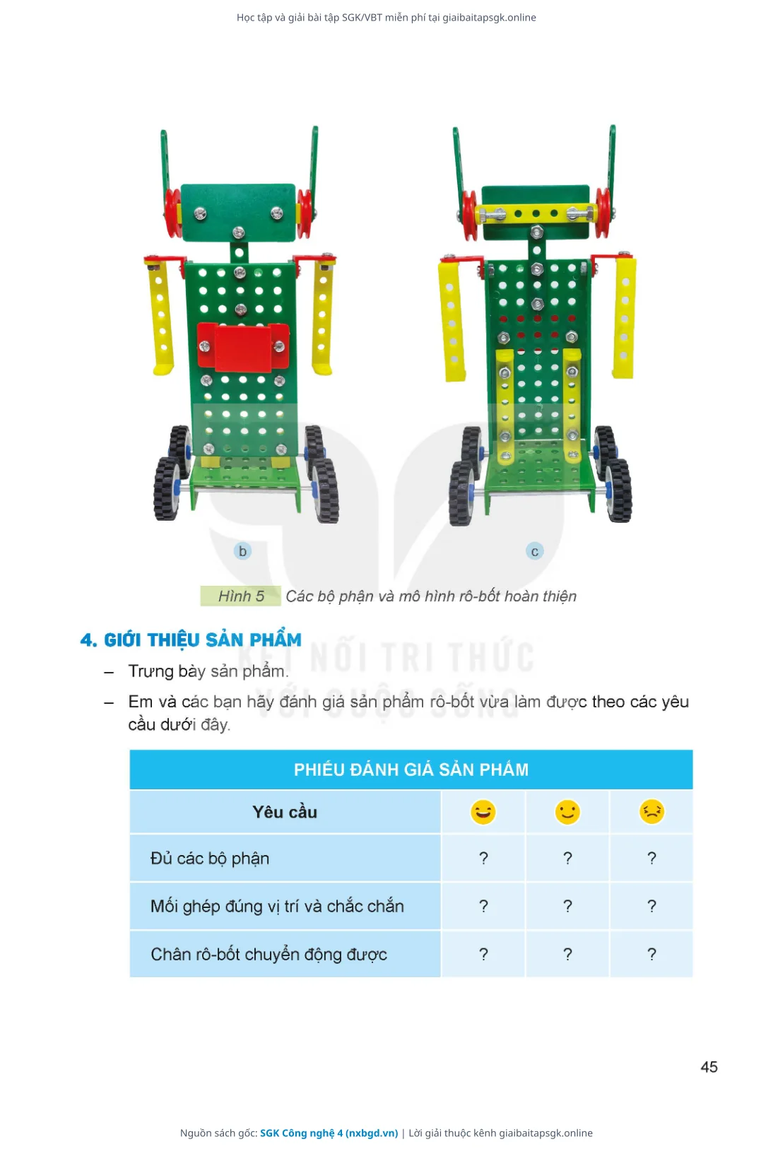 Trang 46 sách giáo khoa SGK Công nghệ 4 thu nhỏ