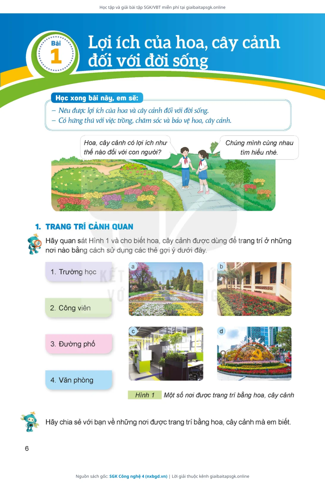 Trang 7 sách giáo khoa SGK Công nghệ 4 thu nhỏ