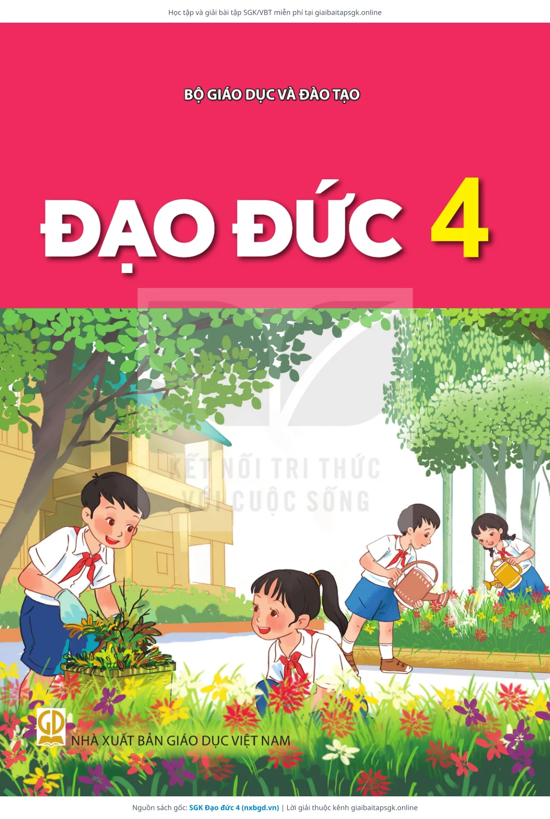 Trang 1 sách giáo khoa SGK Đạo đức 4 bản chuẩn