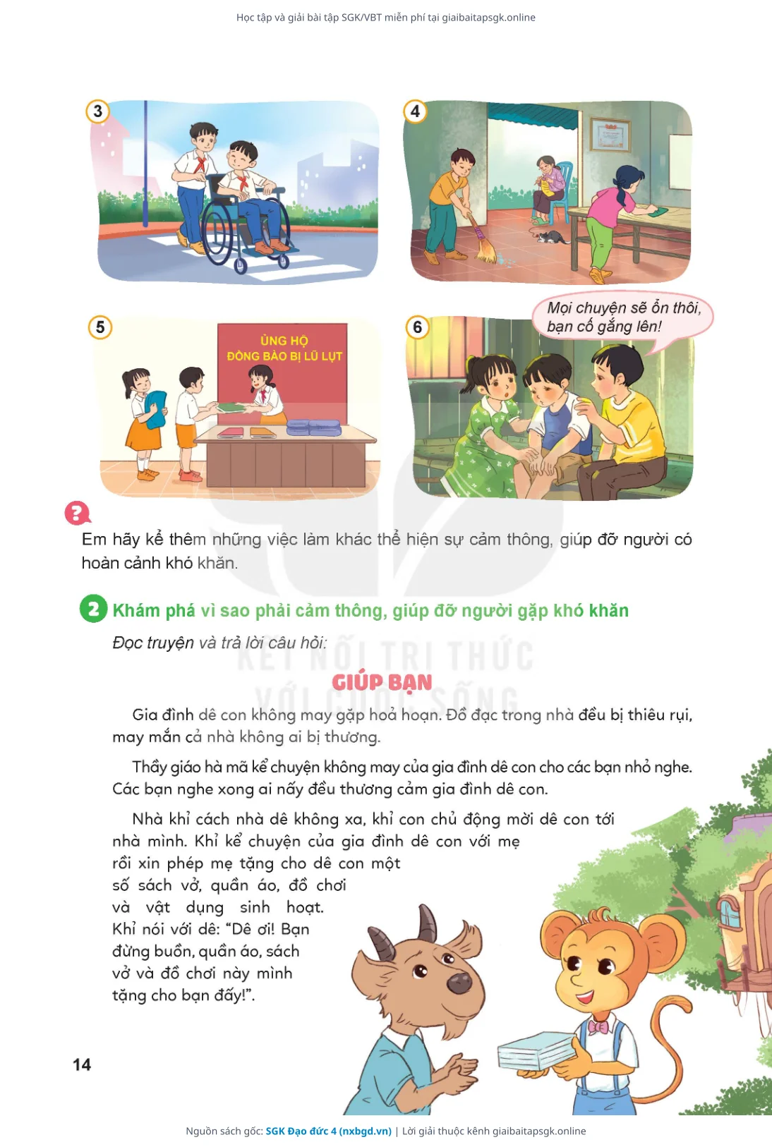 Trang 15 sách giáo khoa SGK Đạo đức 4 thu nhỏ