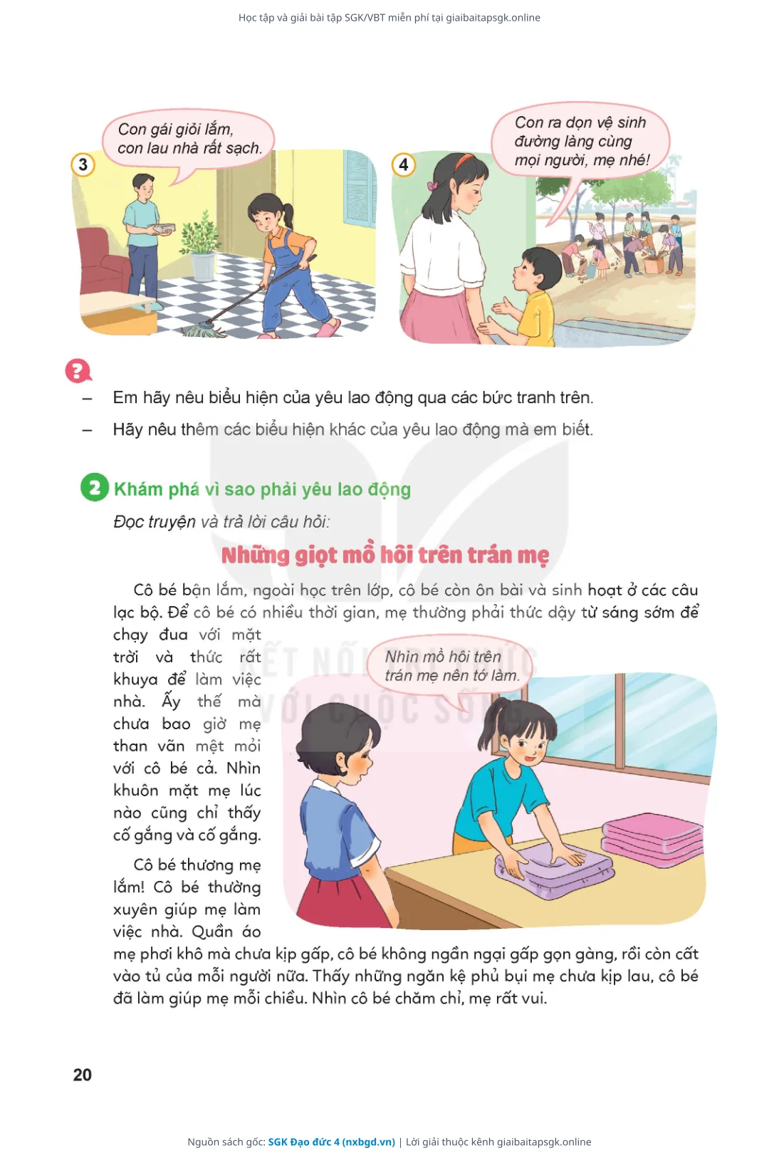 Trang 21 sách giáo khoa SGK Đạo đức 4 thu nhỏ