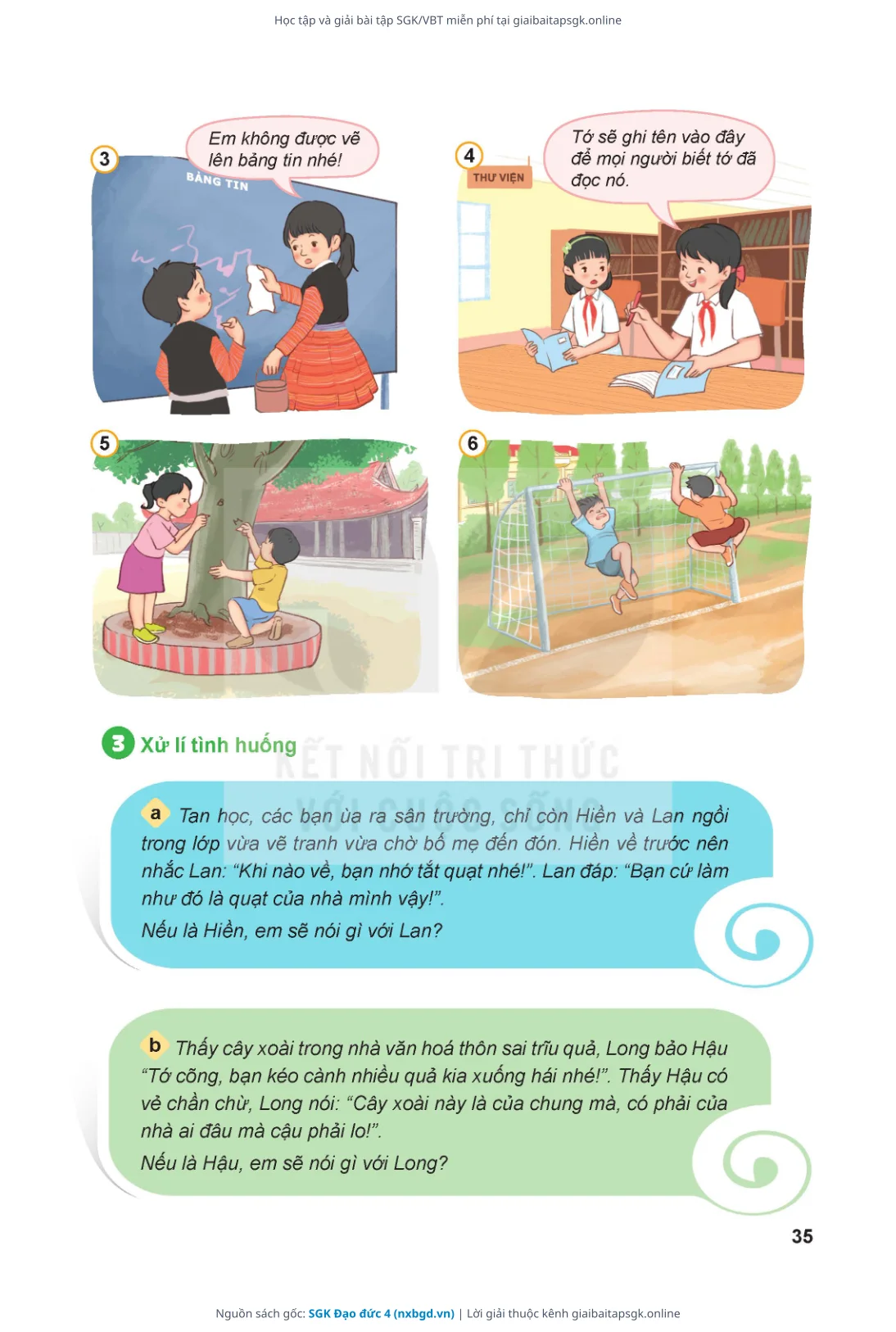 Trang 36 sách giáo khoa SGK Đạo đức 4 thu nhỏ