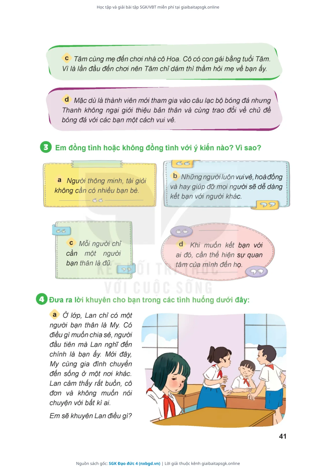 Trang 42 sách giáo khoa SGK Đạo đức 4 thu nhỏ