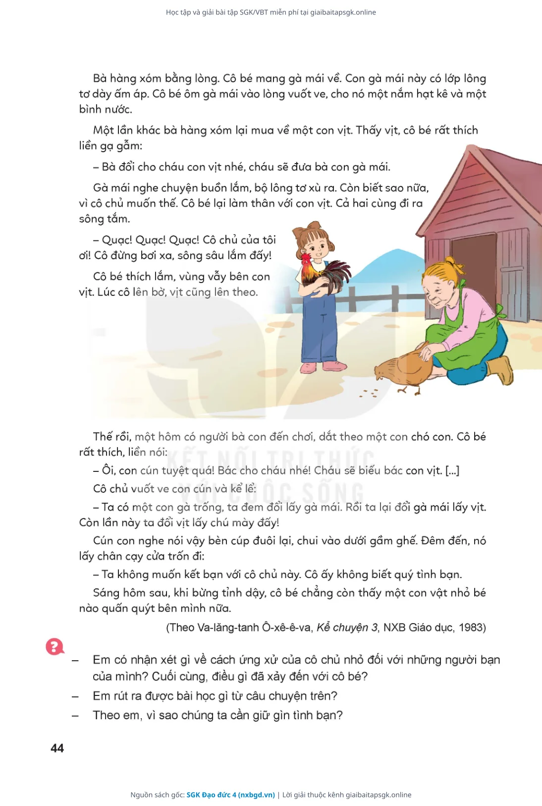 Trang 45 sách giáo khoa SGK Đạo đức 4 thu nhỏ