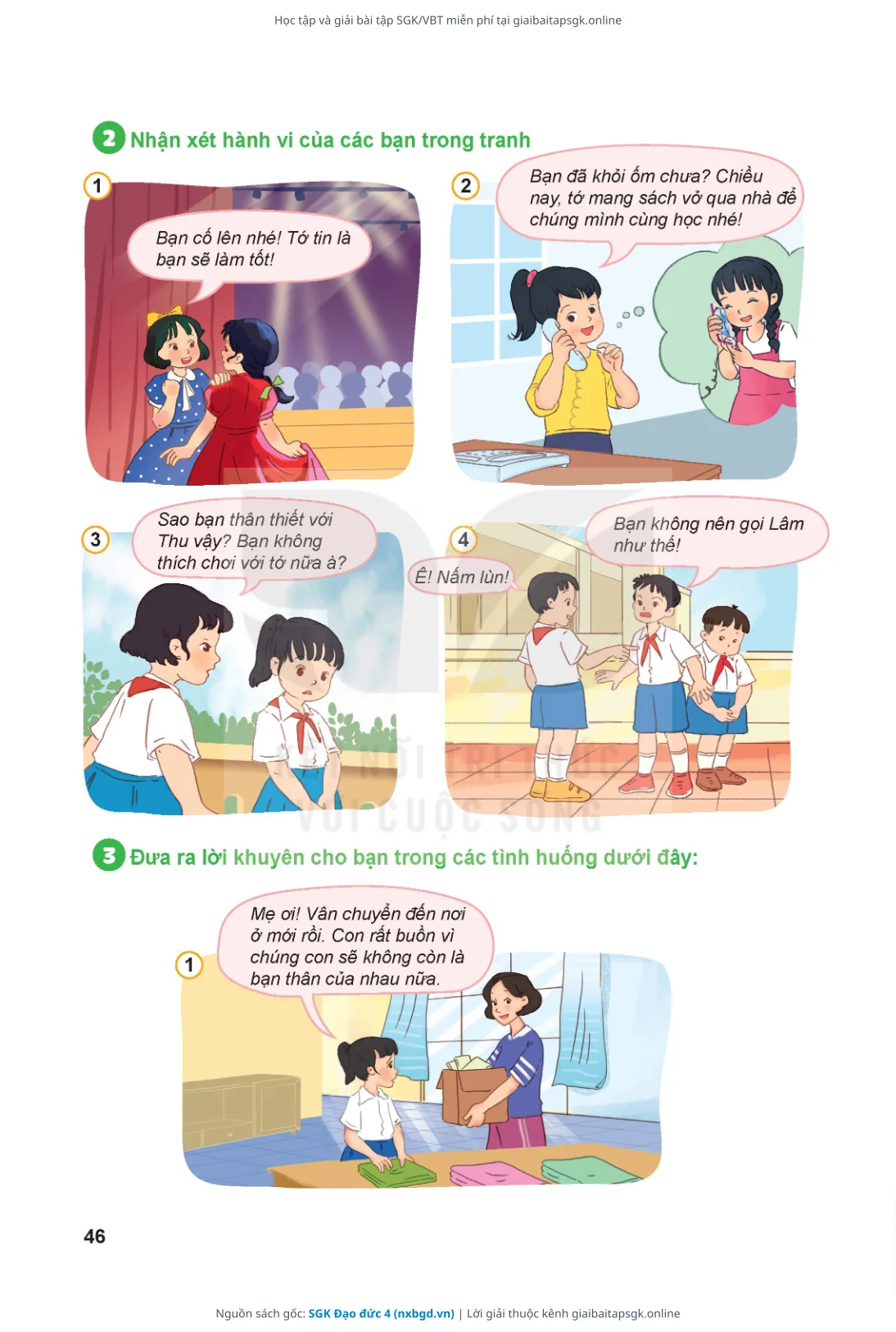 Trang 47 sách giáo khoa SGK Đạo đức 4 thu nhỏ