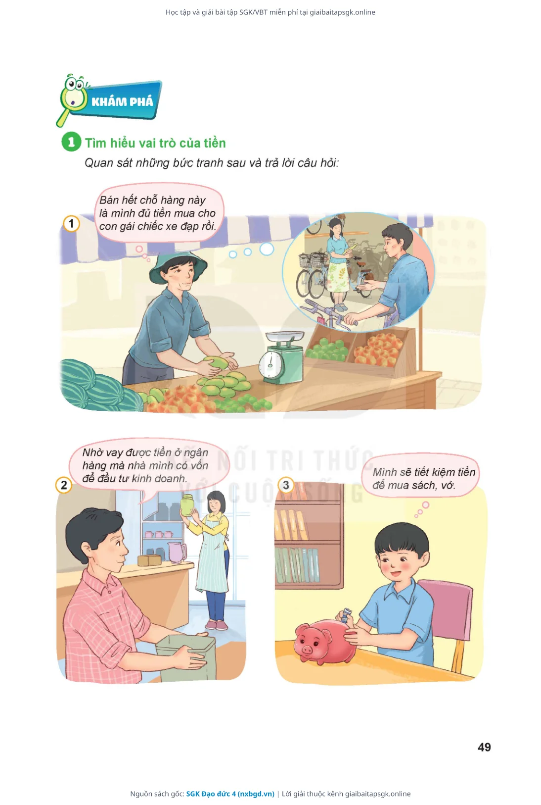 Trang 50 sách giáo khoa SGK Đạo đức 4 thu nhỏ