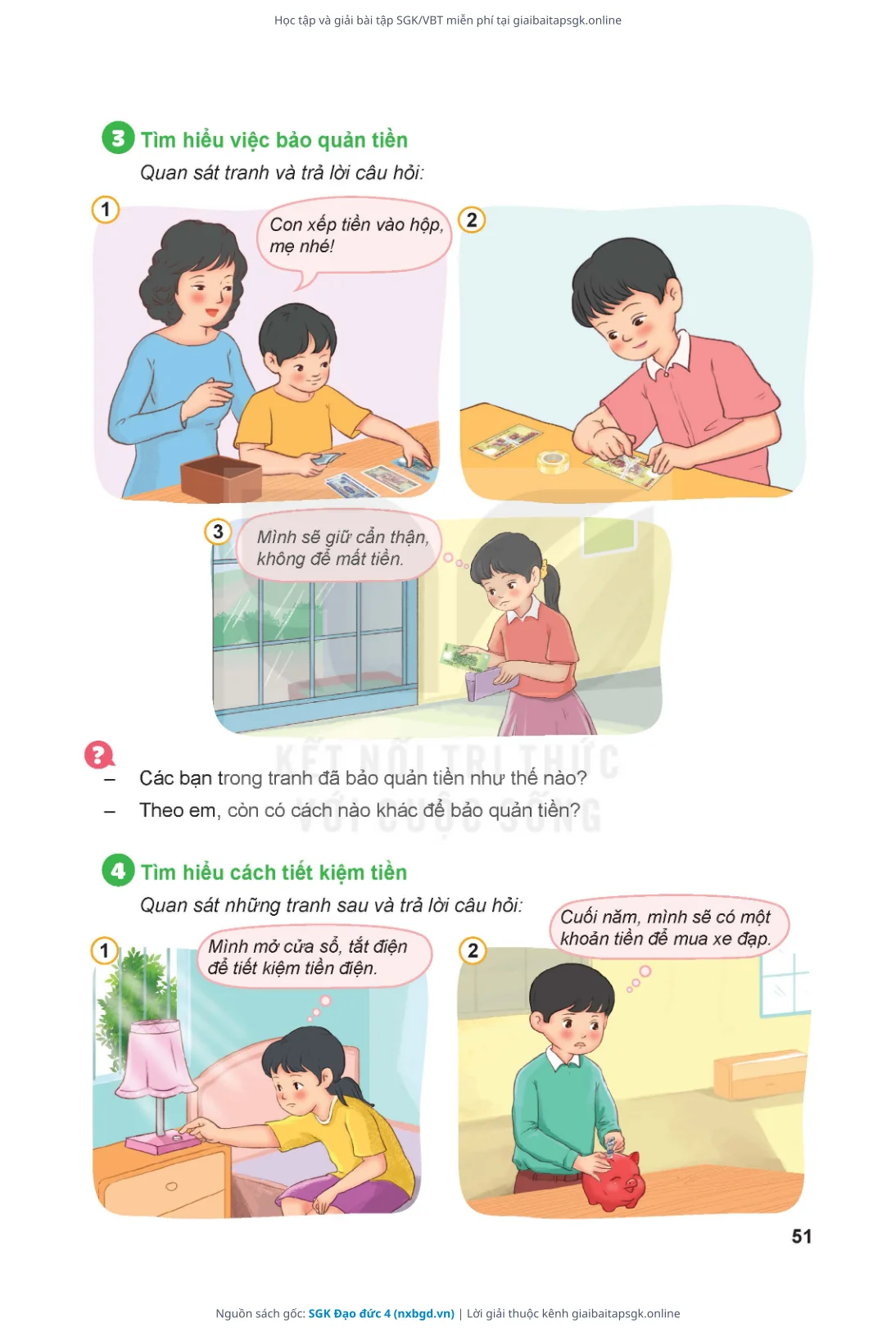 Trang 52 sách giáo khoa SGK Đạo đức 4 thu nhỏ