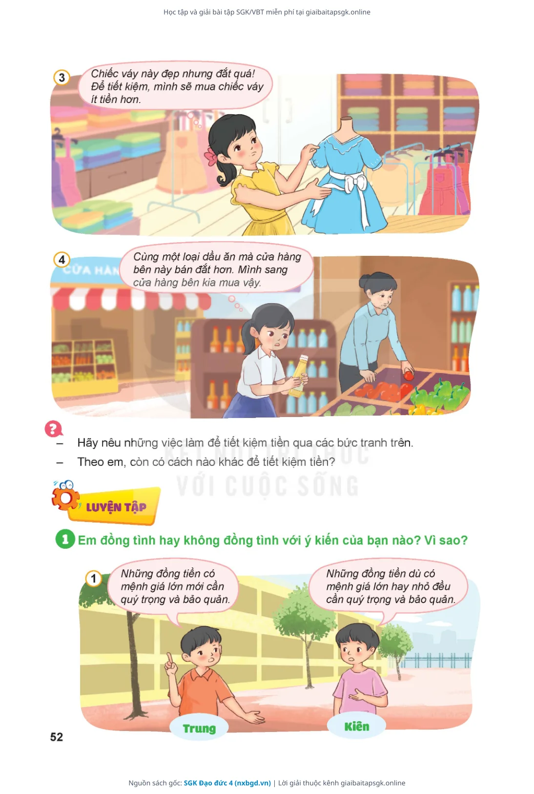 Trang 53 sách giáo khoa SGK Đạo đức 4 thu nhỏ