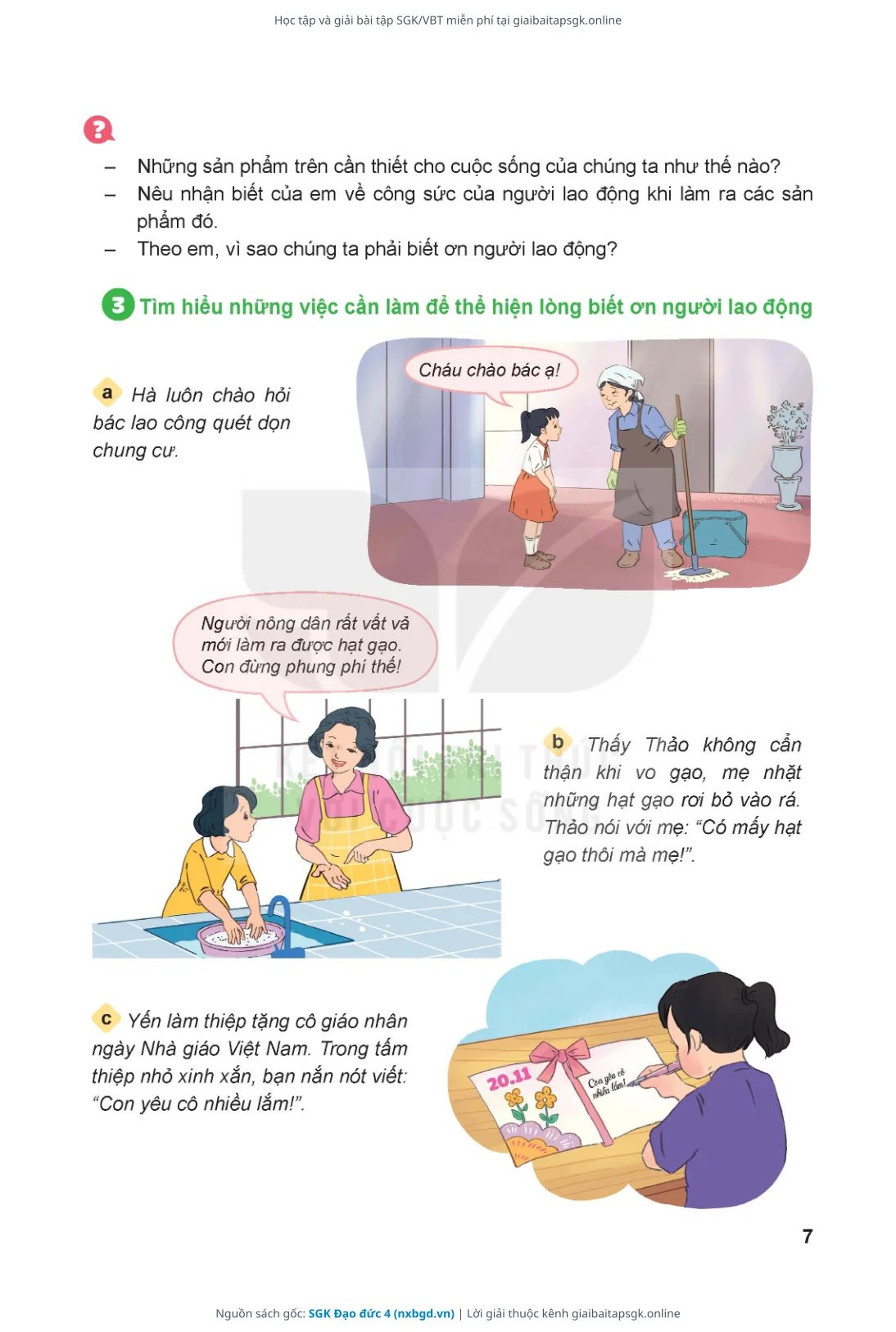 Trang 8 sách giáo khoa SGK Đạo đức 4 thu nhỏ