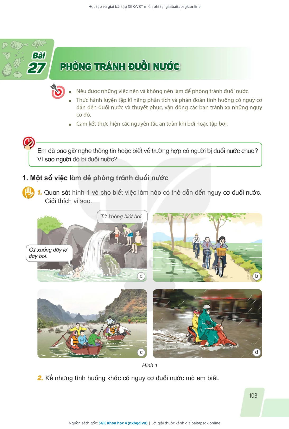 Trang 100 sách giáo khoa SGK Khoa học 4 thu nhỏ