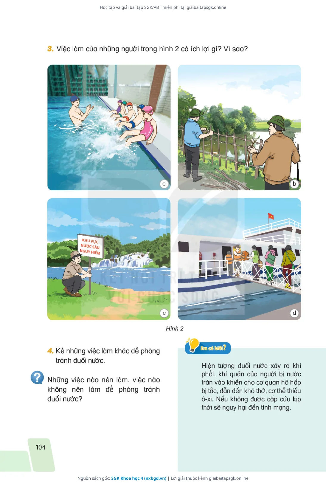 Trang 101 sách giáo khoa SGK Khoa học 4 thu nhỏ