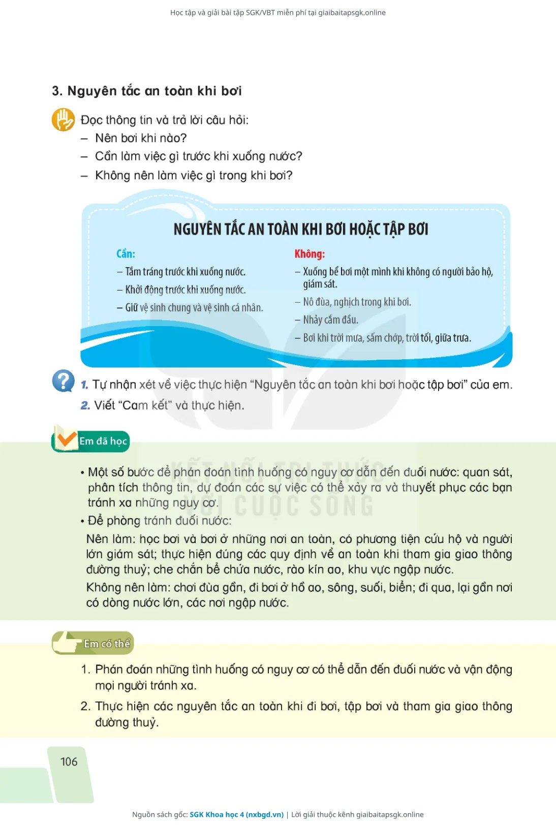 Trang 103 sách giáo khoa SGK Khoa học 4 thu nhỏ