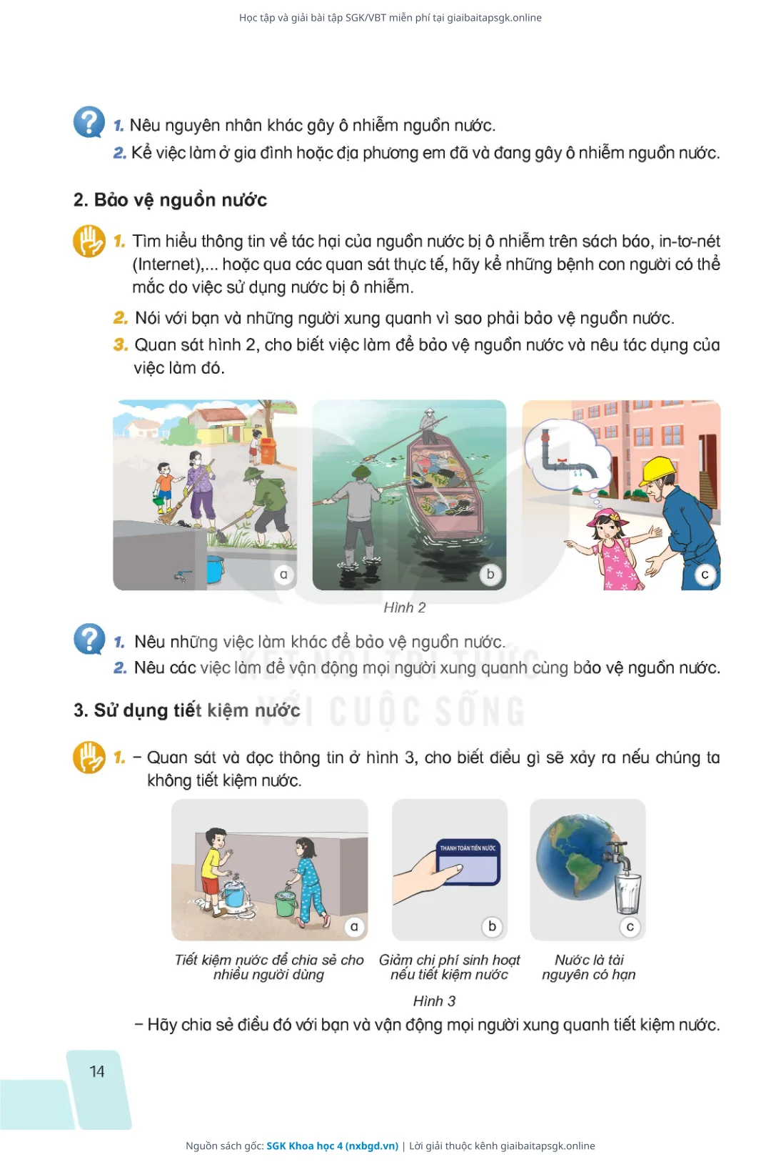 Trang 11 sách giáo khoa SGK Khoa học 4 thu nhỏ