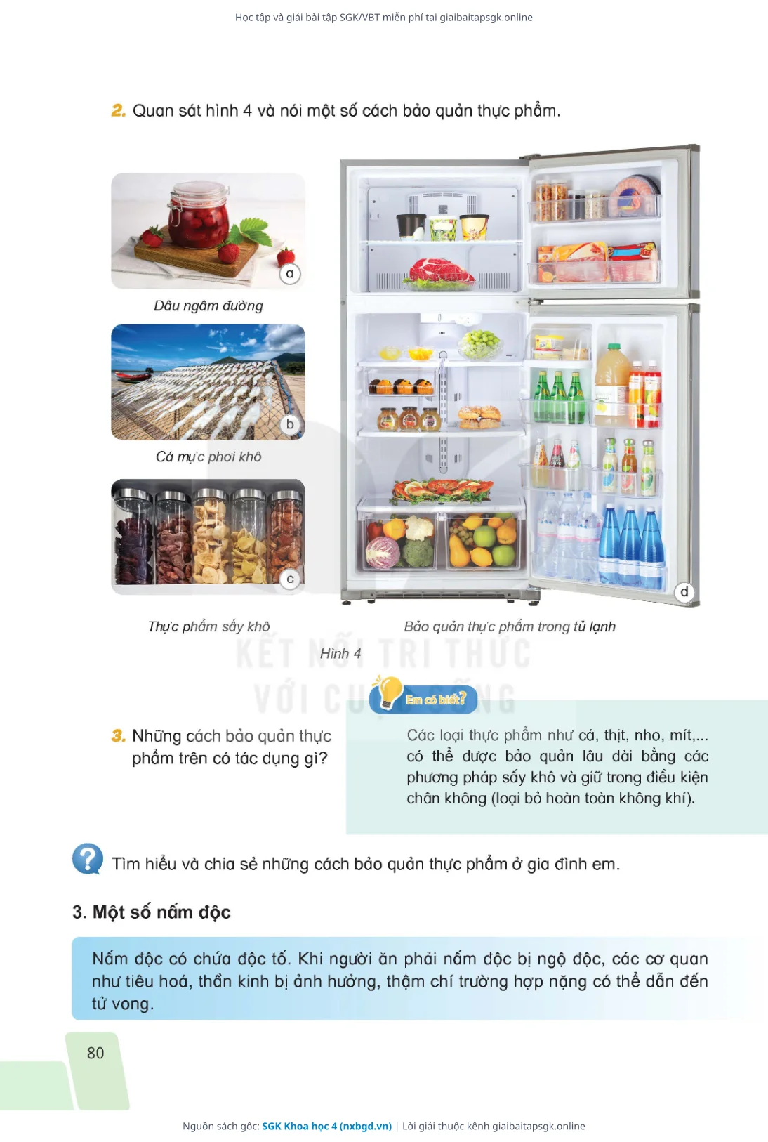 Trang 77 sách giáo khoa SGK Khoa học 4 thu nhỏ