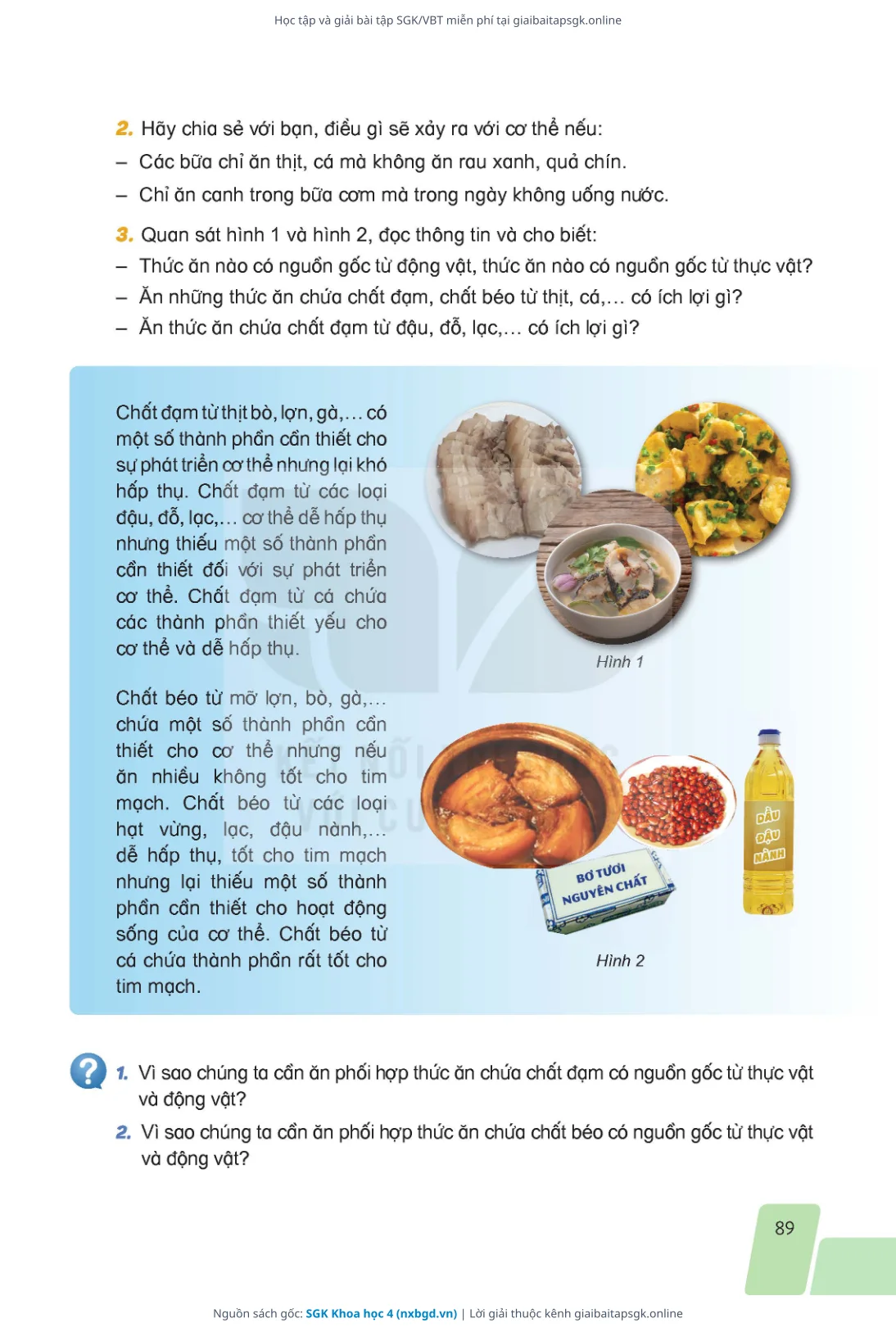 Trang 86 sách giáo khoa SGK Khoa học 4 thu nhỏ