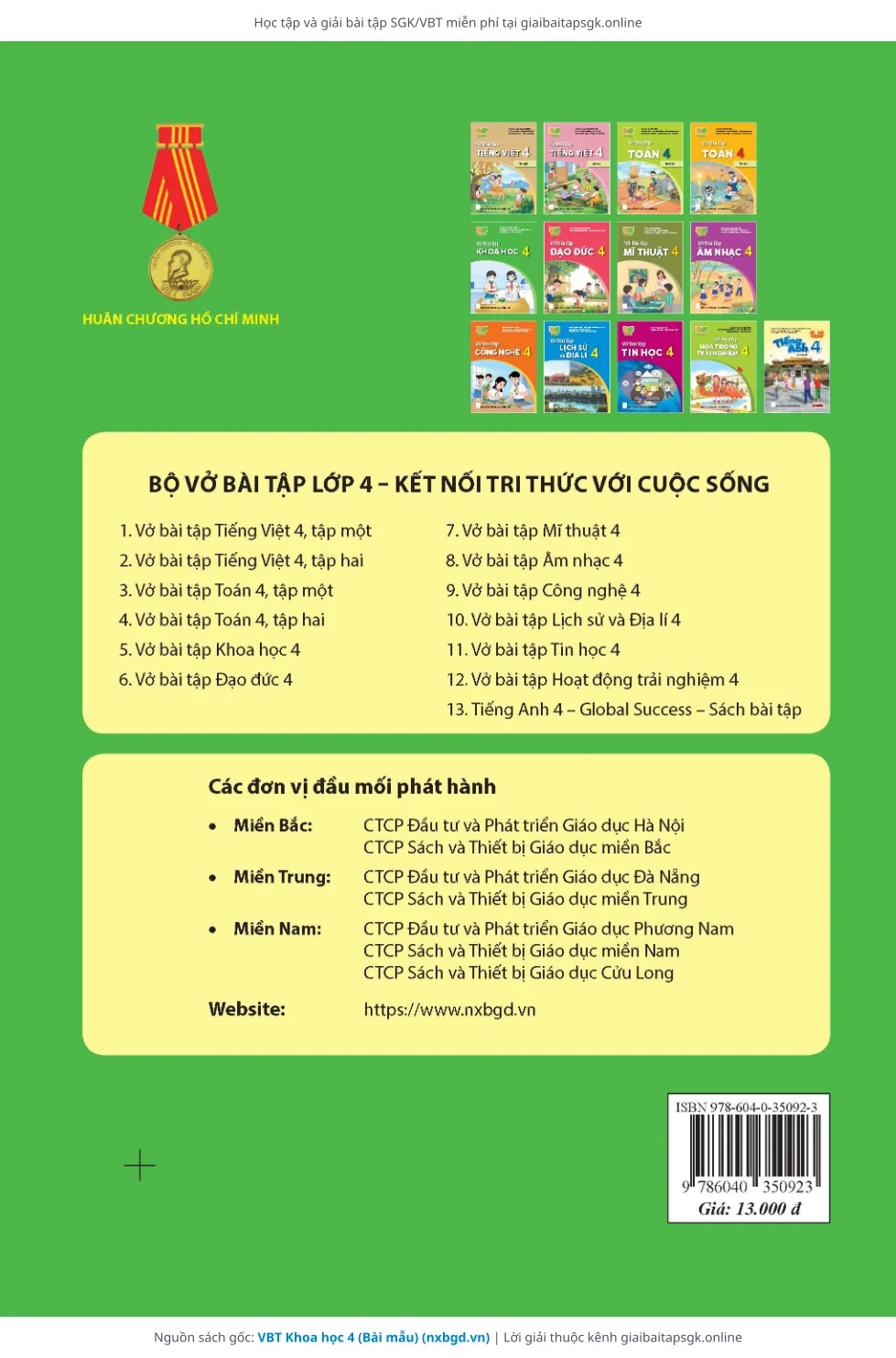 Trang 9 sách giáo khoa VBT Khoa học 4 (Bài mẫu) thu nhỏ