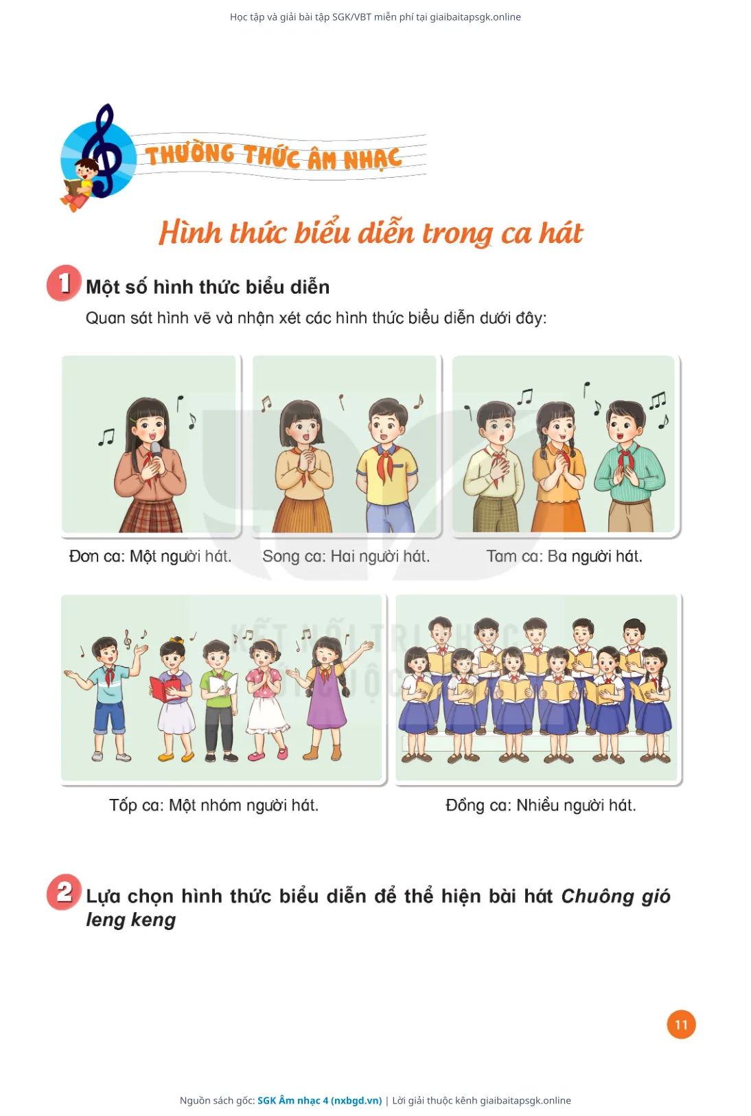 Trang 12 sách giáo khoa SGK Âm nhạc 4 thu nhỏ
