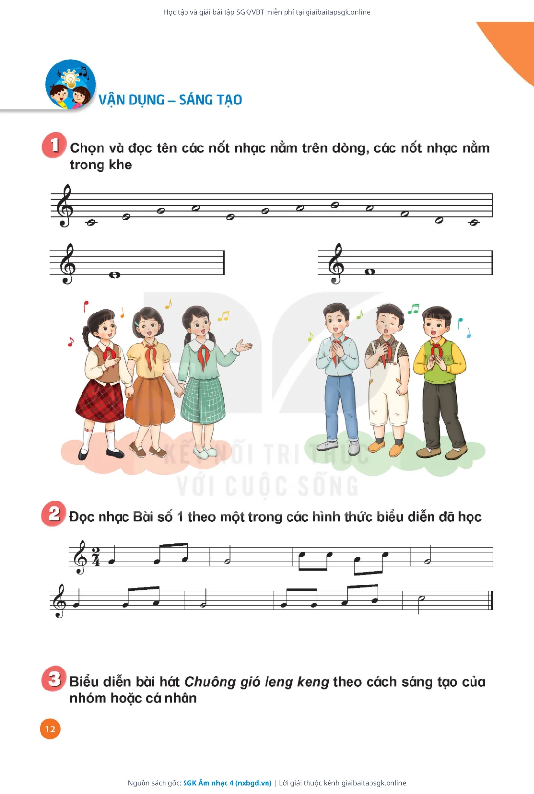 Trang 13 sách giáo khoa SGK Âm nhạc 4 thu nhỏ