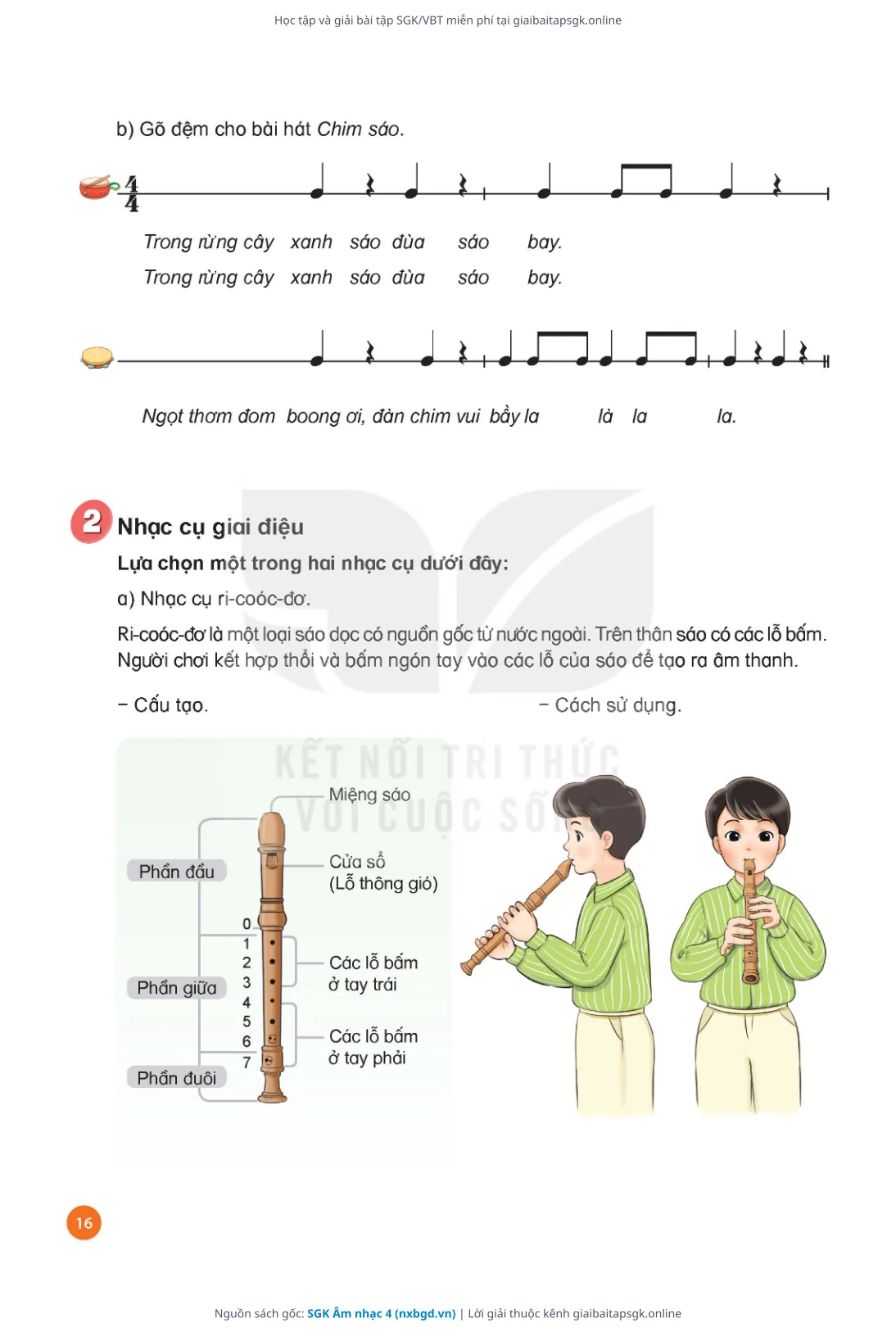 Trang 17 sách giáo khoa SGK Âm nhạc 4 thu nhỏ