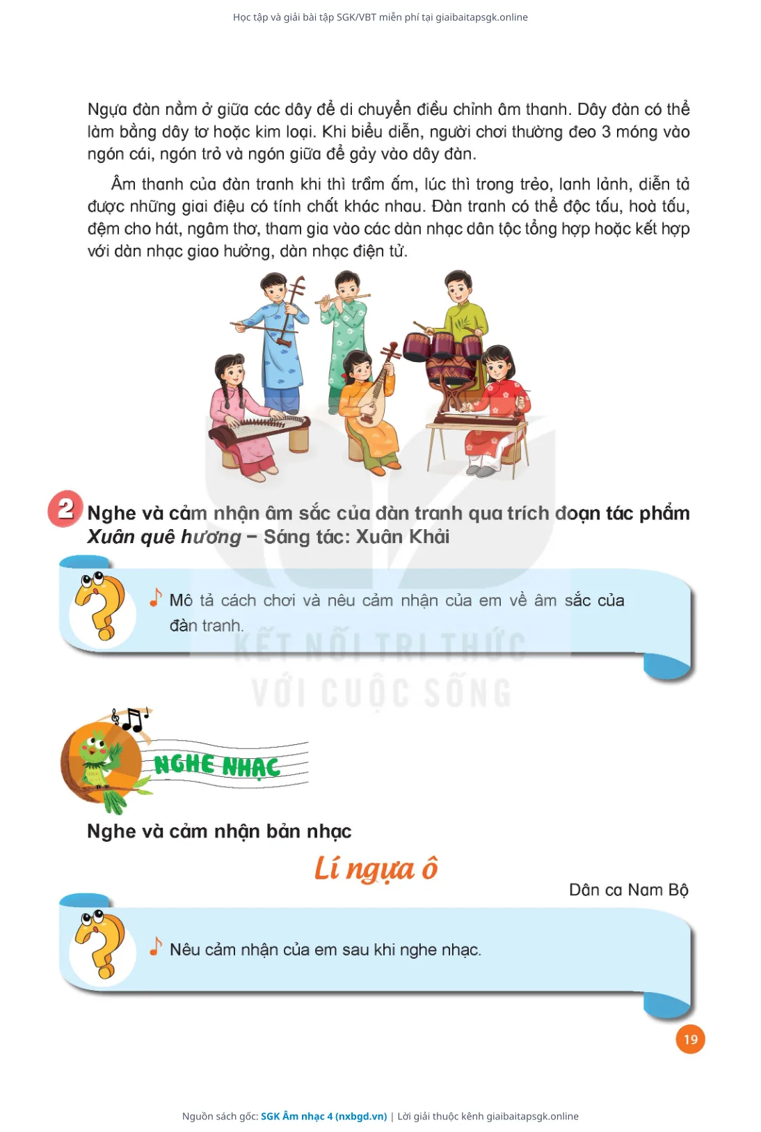 Trang 20 sách giáo khoa SGK Âm nhạc 4 thu nhỏ