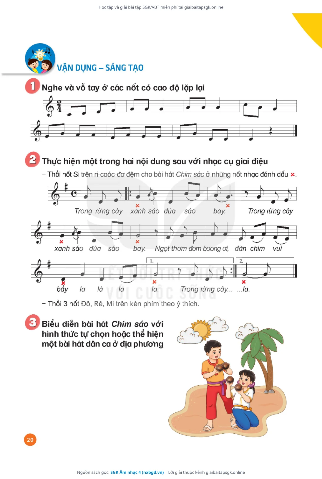 Trang 21 sách giáo khoa SGK Âm nhạc 4 thu nhỏ