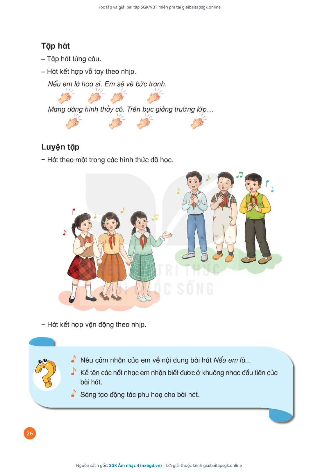 Trang 27 sách giáo khoa SGK Âm nhạc 4 thu nhỏ