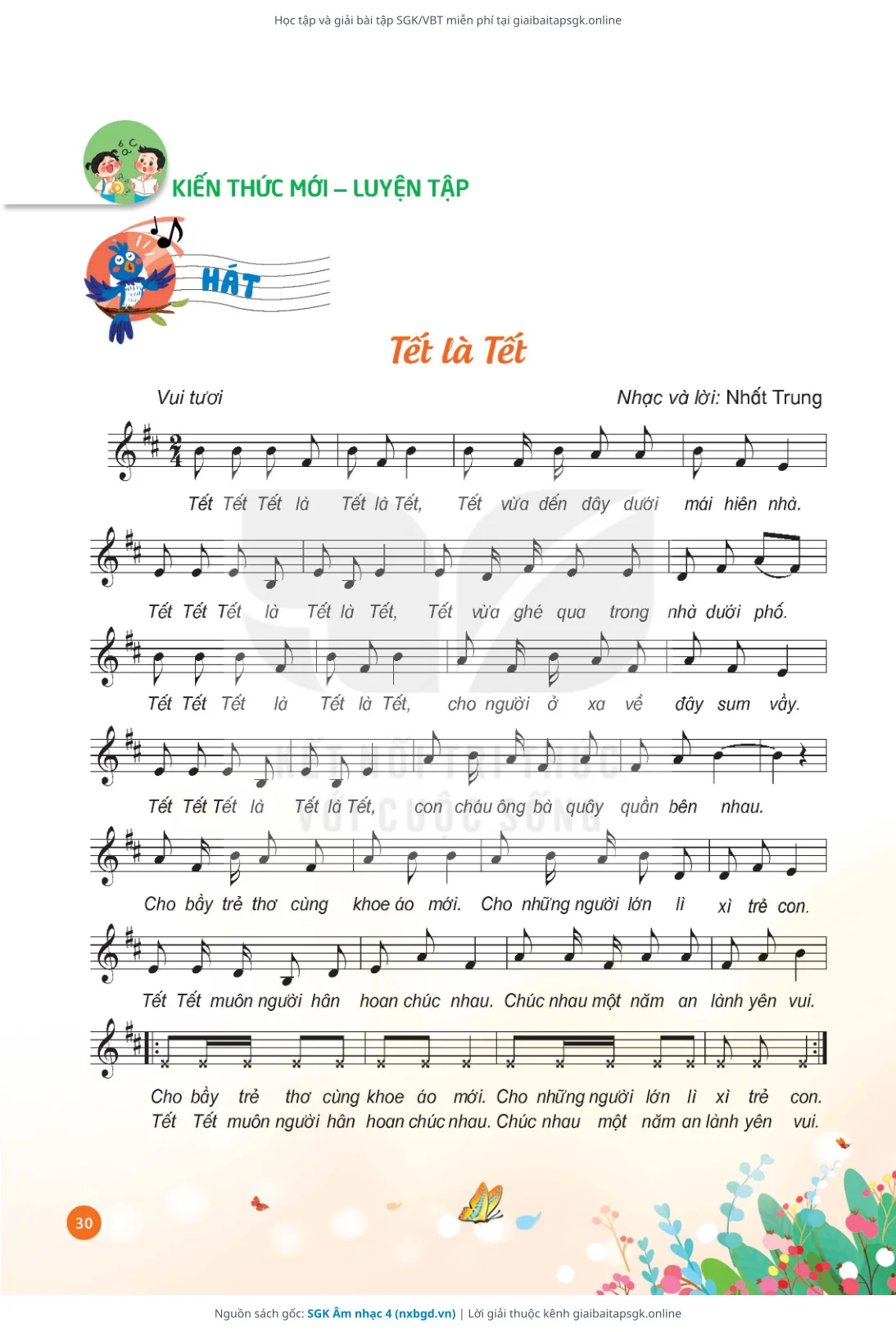 Trang 31 sách giáo khoa SGK Âm nhạc 4 thu nhỏ