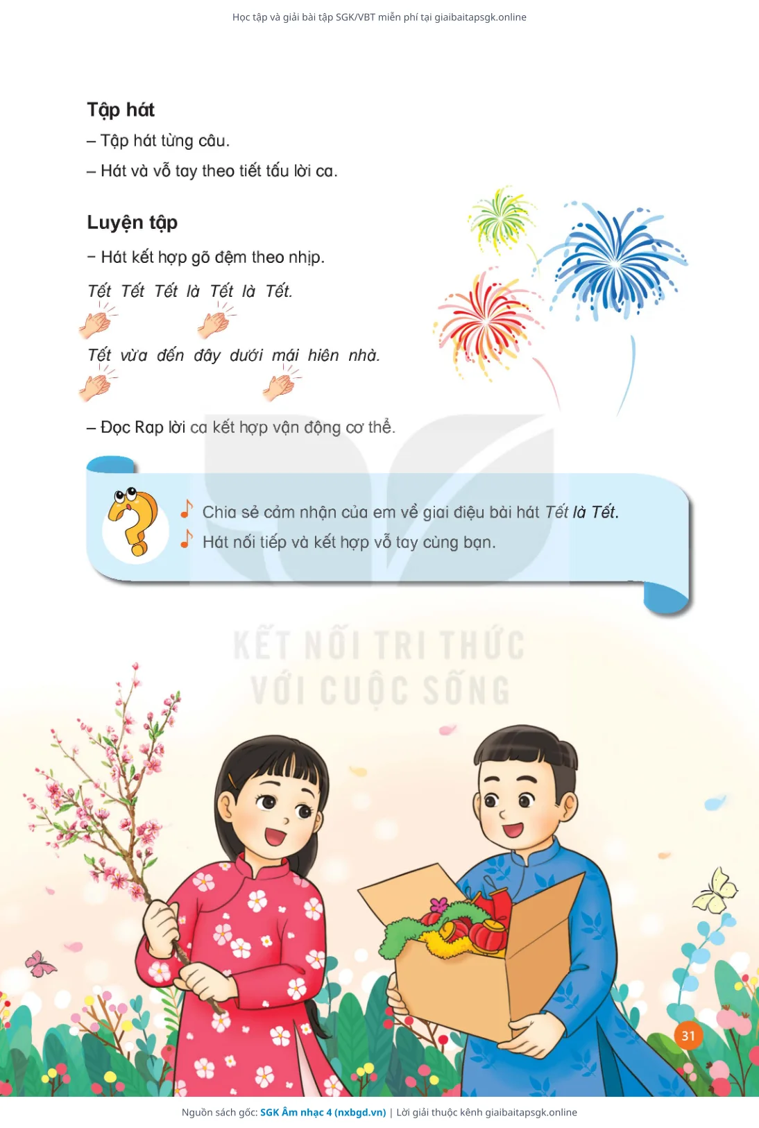 Trang 32 sách giáo khoa SGK Âm nhạc 4 thu nhỏ