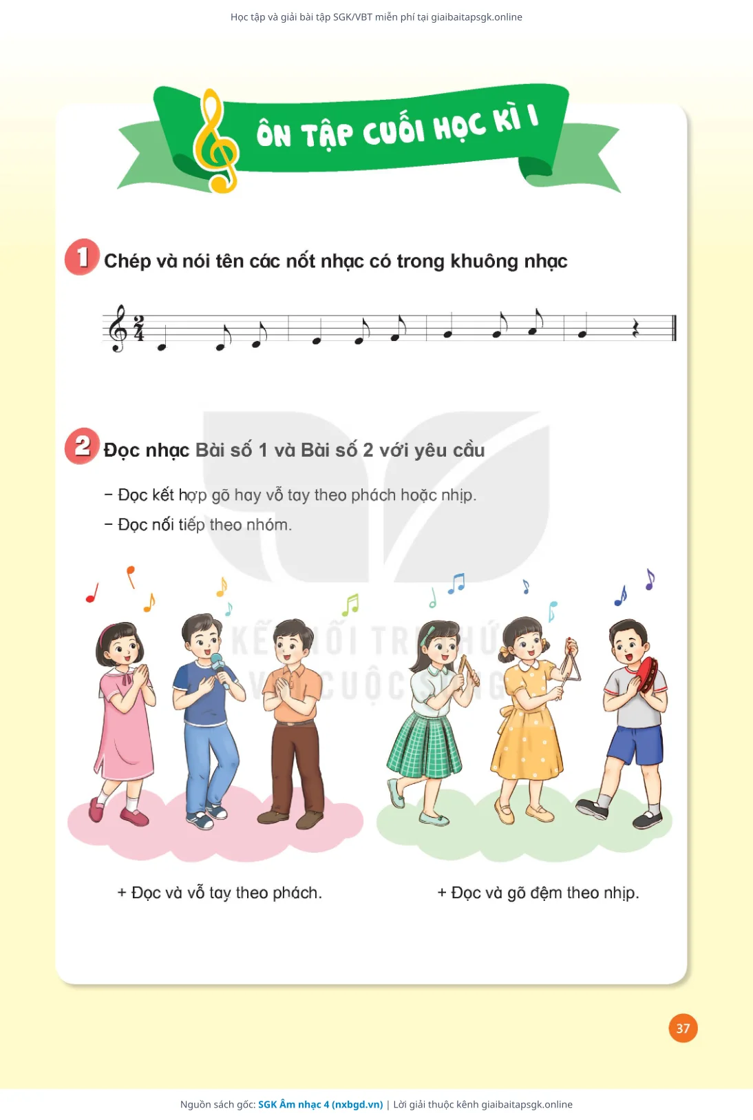 Trang 38 sách giáo khoa SGK Âm nhạc 4 thu nhỏ