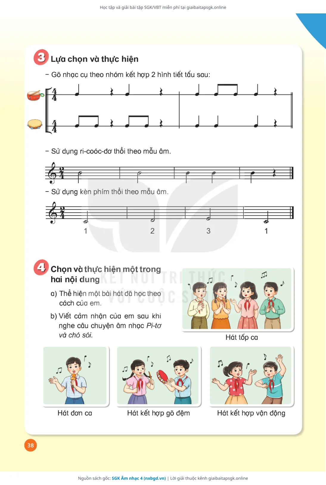 Trang 39 sách giáo khoa SGK Âm nhạc 4 thu nhỏ
